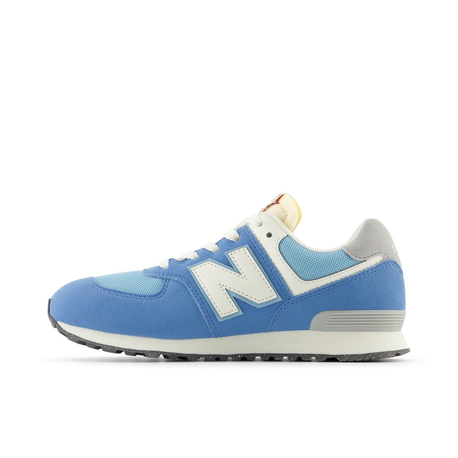 New Balance 574 Grade School Boys' "Racing Blue/White" Shoe