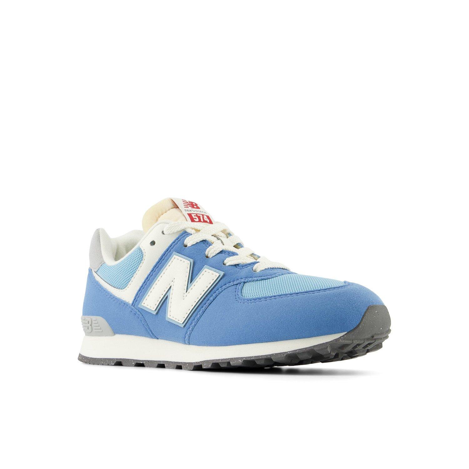 New Balance 574 Grade School Boys' "Racing Blue/White" Shoe