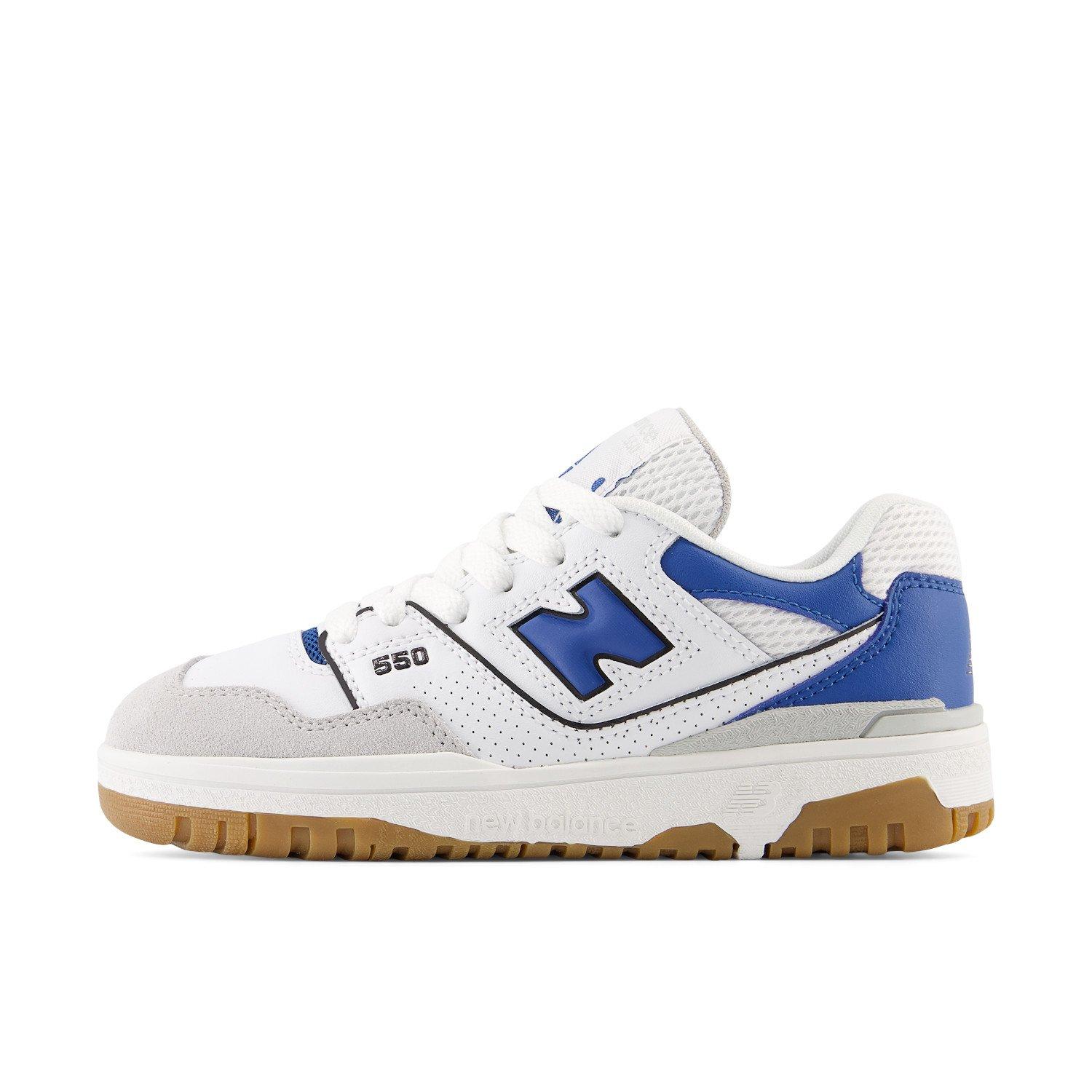 New Balance 550 Preschool Boys' White/Blue Shoe