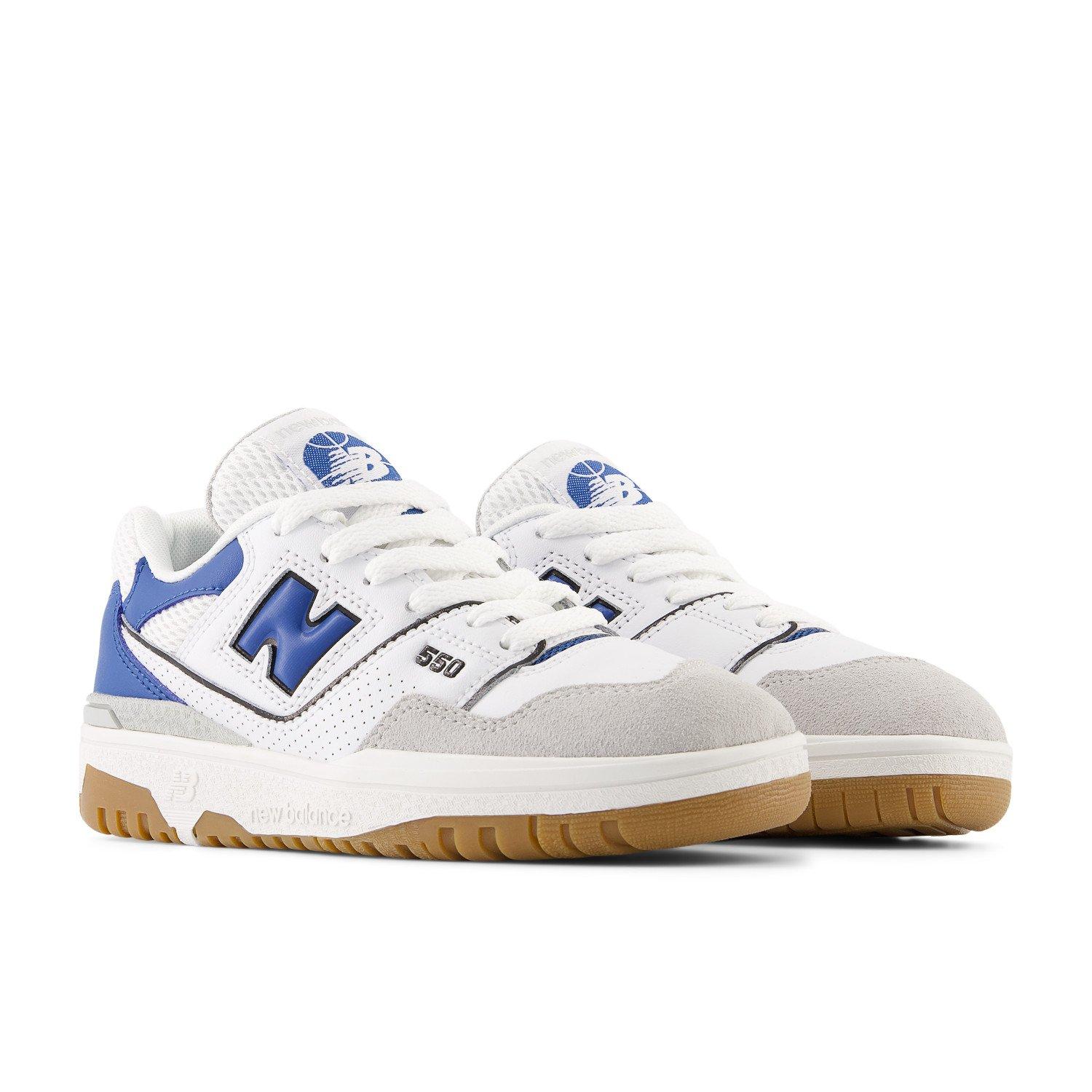 New Balance 550 Preschool Boys' White/Blue Shoe