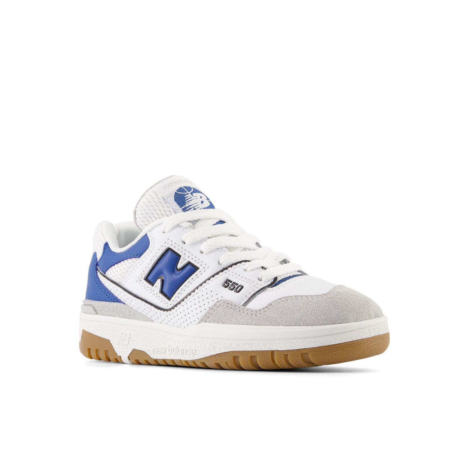 New Balance 550 Preschool Boys' White/Blue Shoe