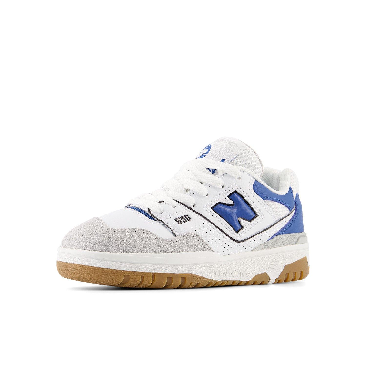 New Balance 550 Preschool Boys' White/Blue Shoe