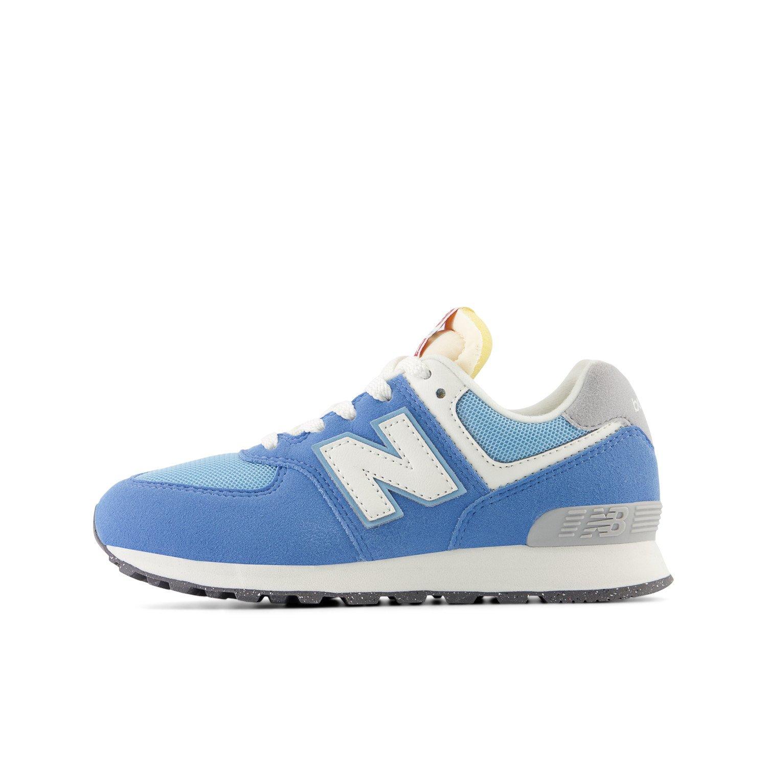 New Balance 574 Preschool Boys' Racing Blue/White Shoe