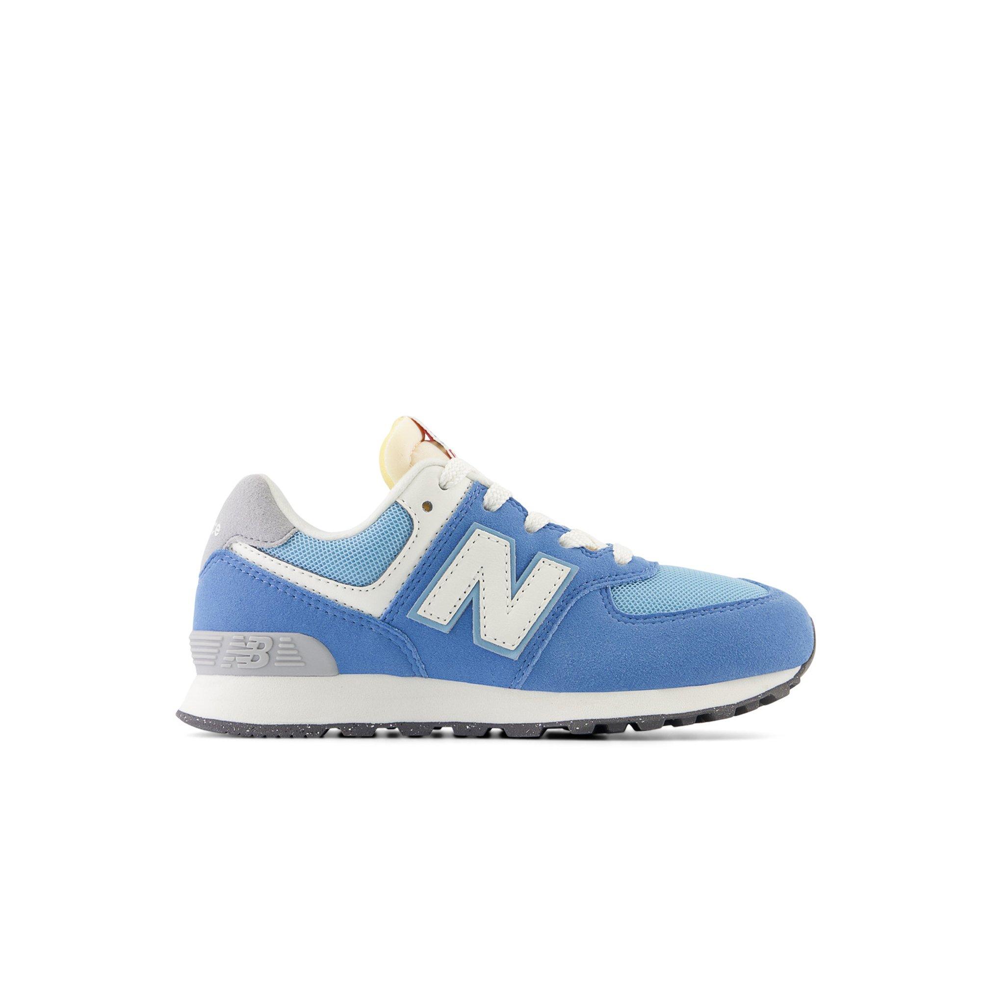 New Balance 574 Preschool Boys' Racing Blue/White Shoe