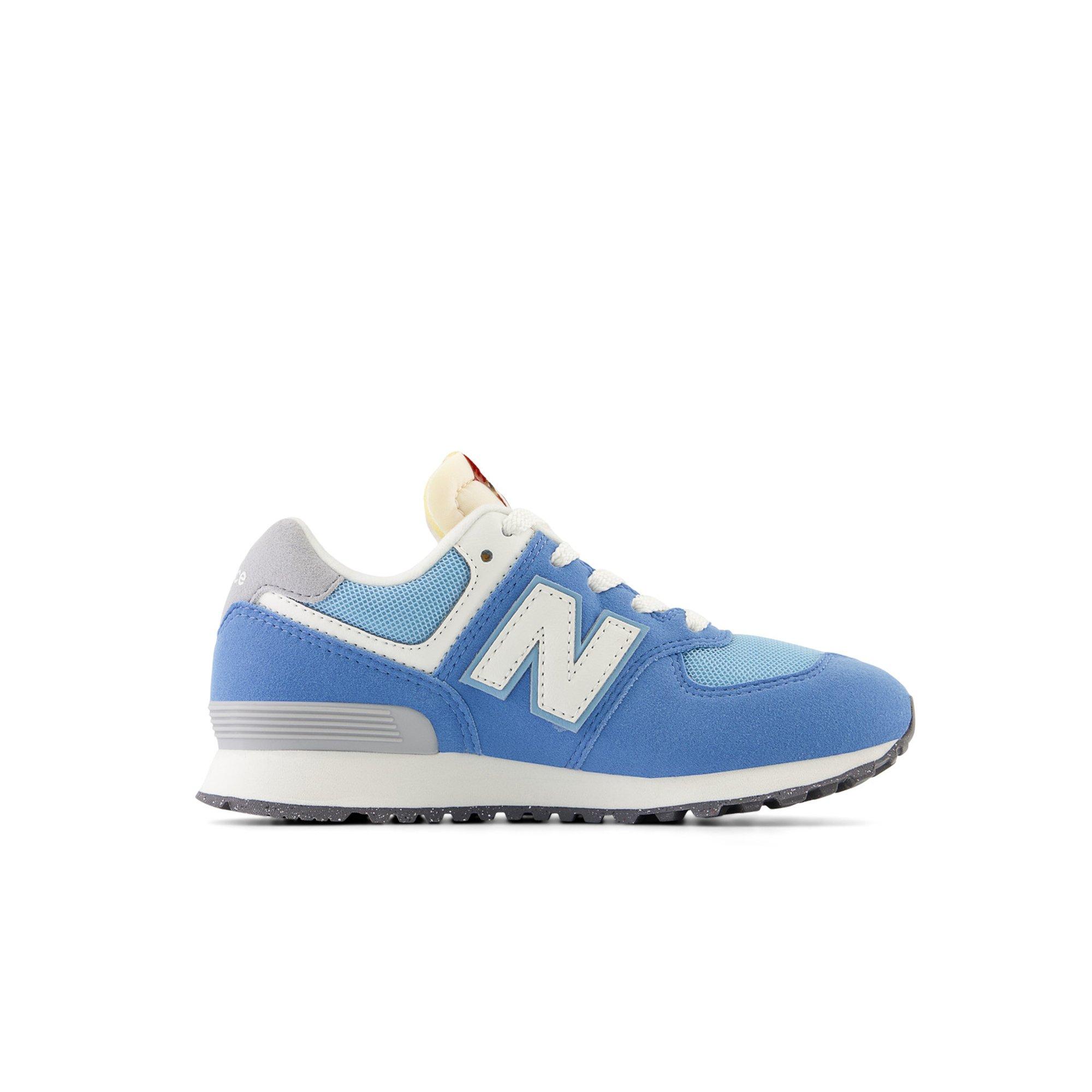 New Balance 574 Preschool Boys' Racing Blue/White Shoe