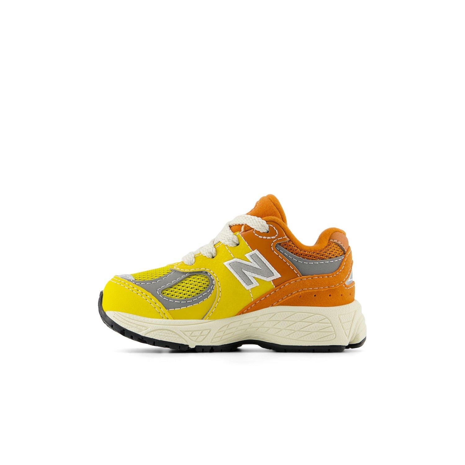 New Balance 2002R 50/50 Toddler Kids' Yellow/Orange Shoe