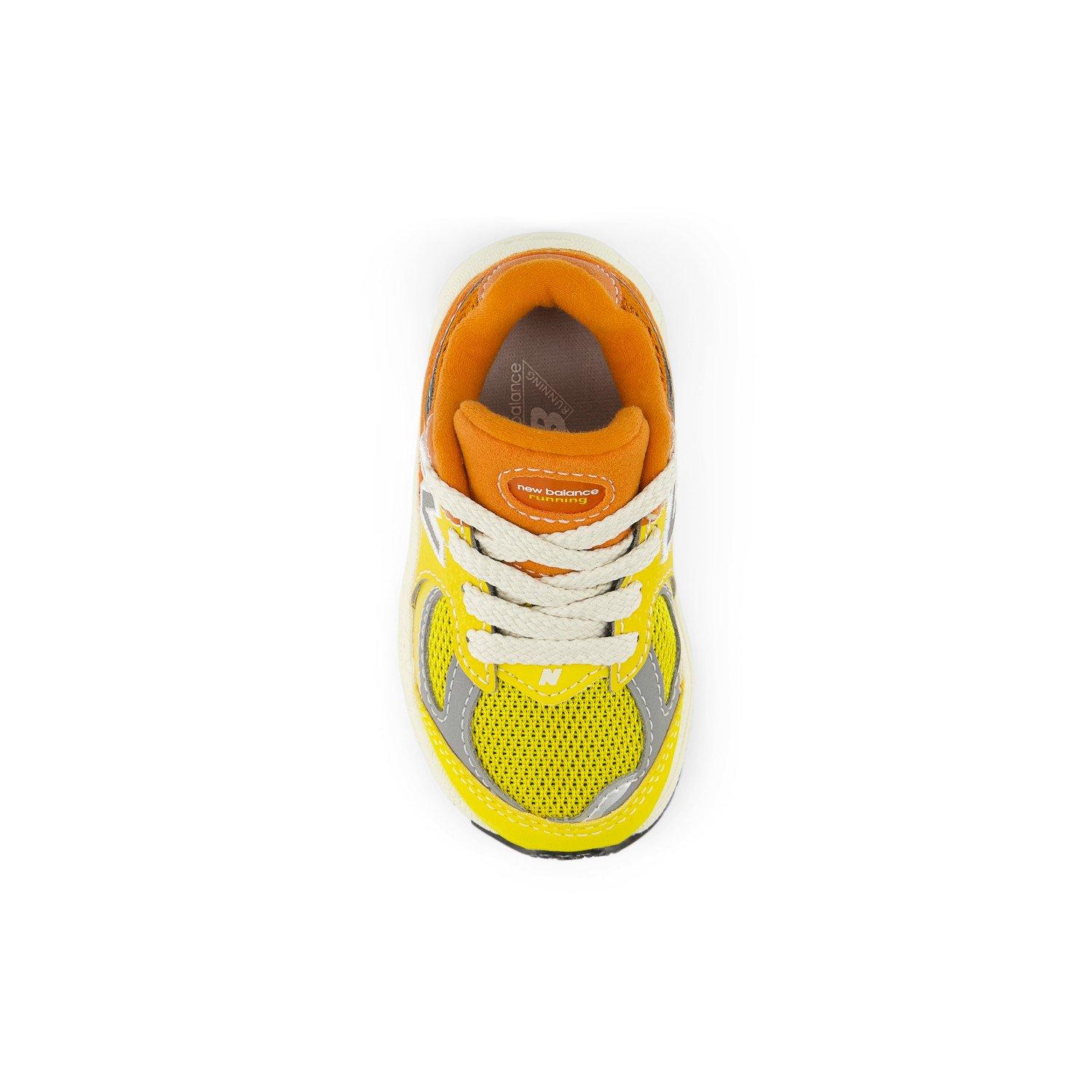 New Balance 2002R 50/50 Toddler Kids' Yellow/Orange Shoe