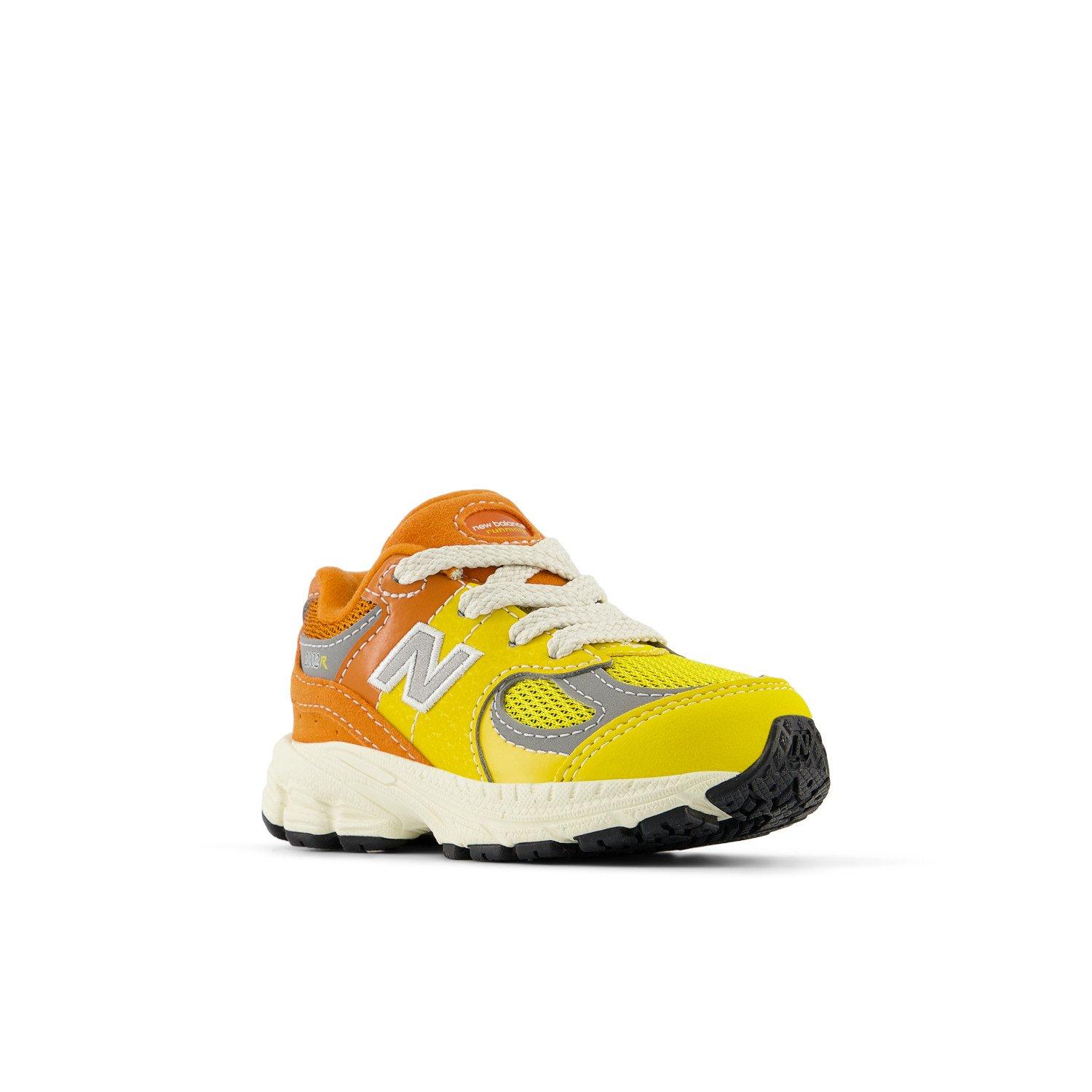 New Balance 2002R 50/50 Toddler Kids' Yellow/Orange Shoe