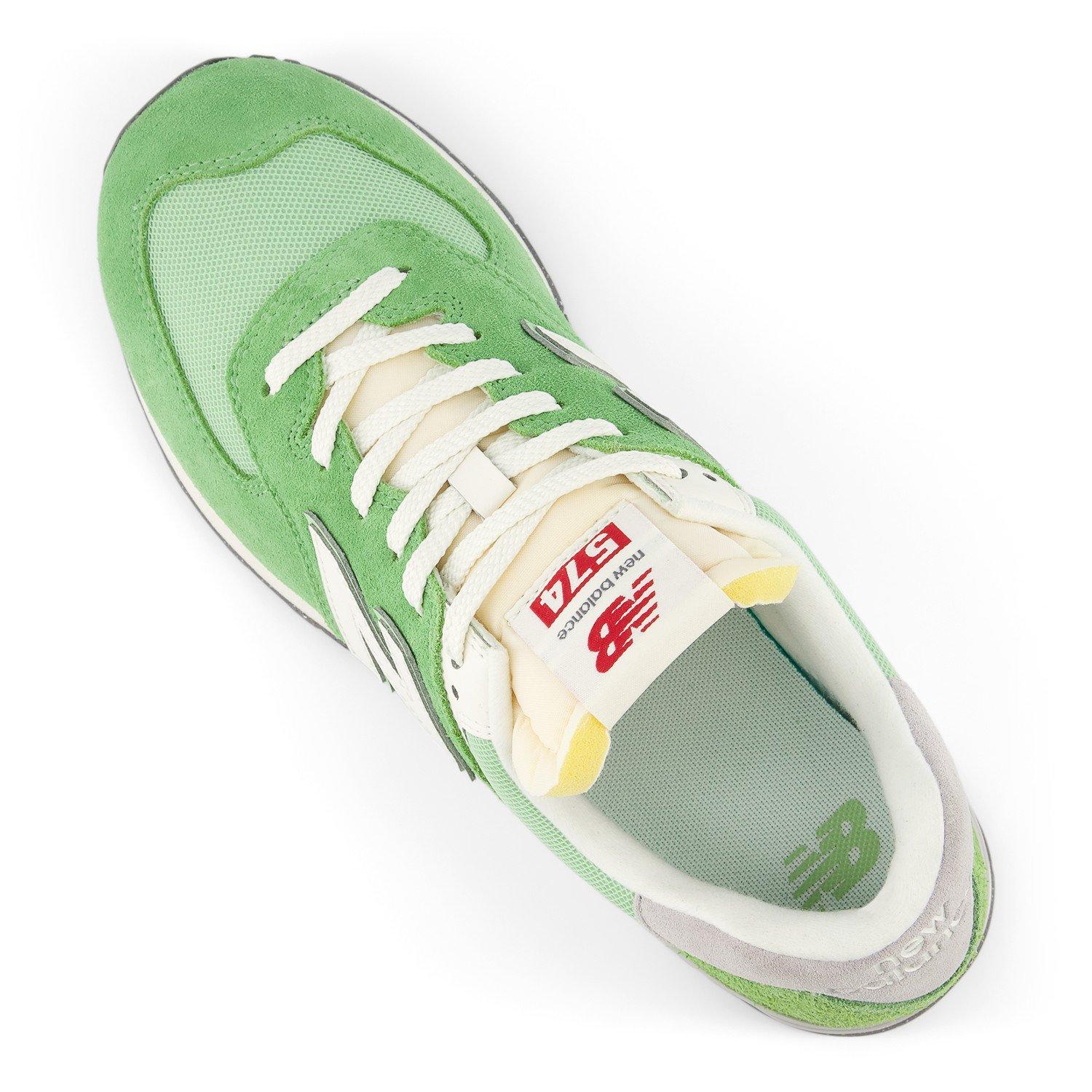 New Balance 574 Alpine Green White Unisex Shoe