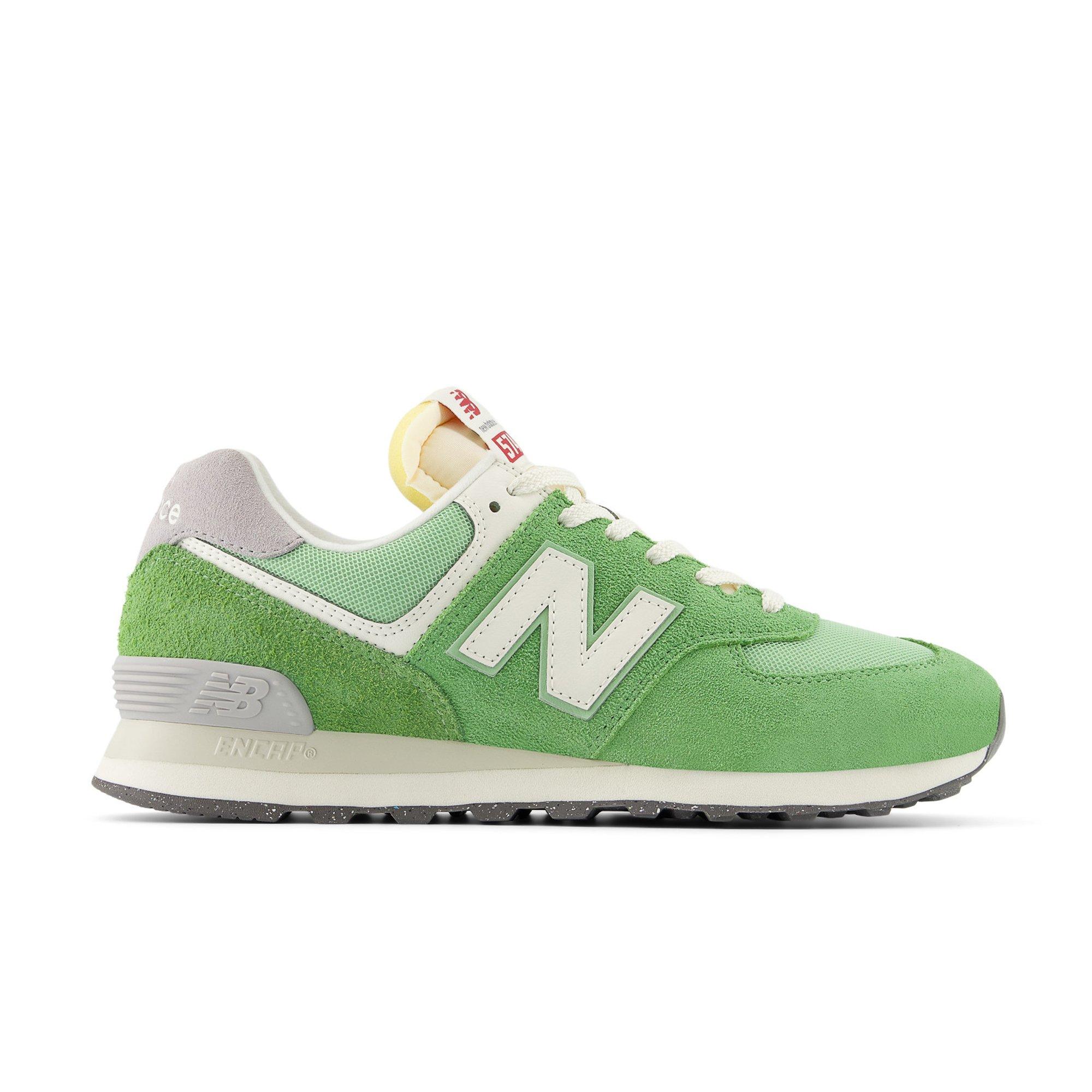 New Balance 574 Alpine Green White Unisex Shoe Hibbett