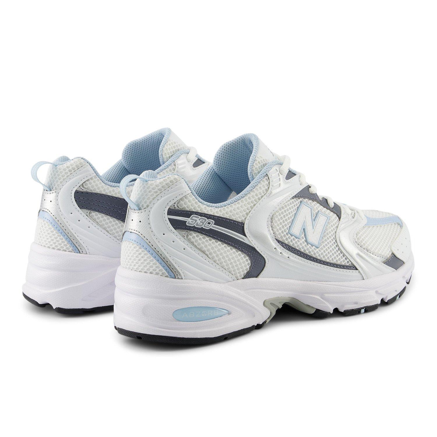 New Balance 530 Unisex White/Grey Shoe