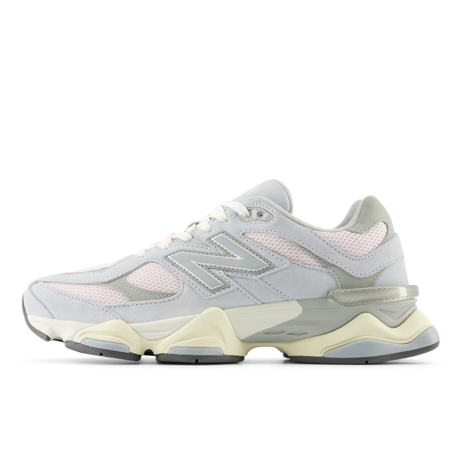 New Balance 9060 Unisex Granite/Pink/Silver Metallic Shoe