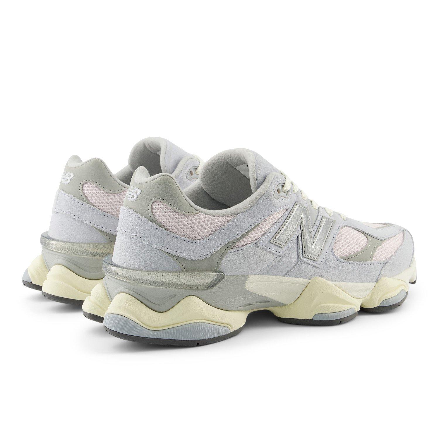 New Balance 9060 Unisex Granite/Pink/Silver Metallic Shoe