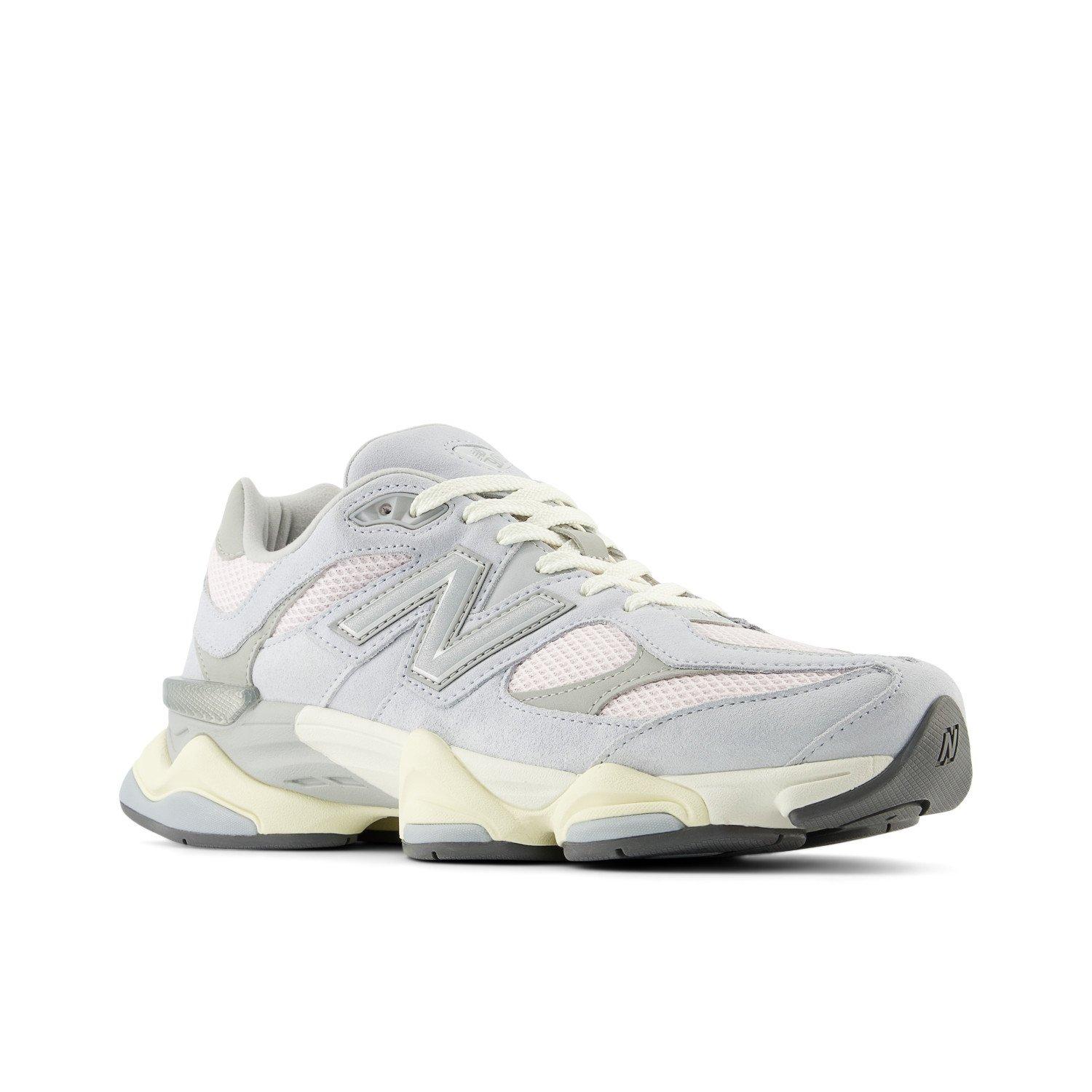 New Balance 9060 Unisex Granite/Pink/Silver Metallic Shoe