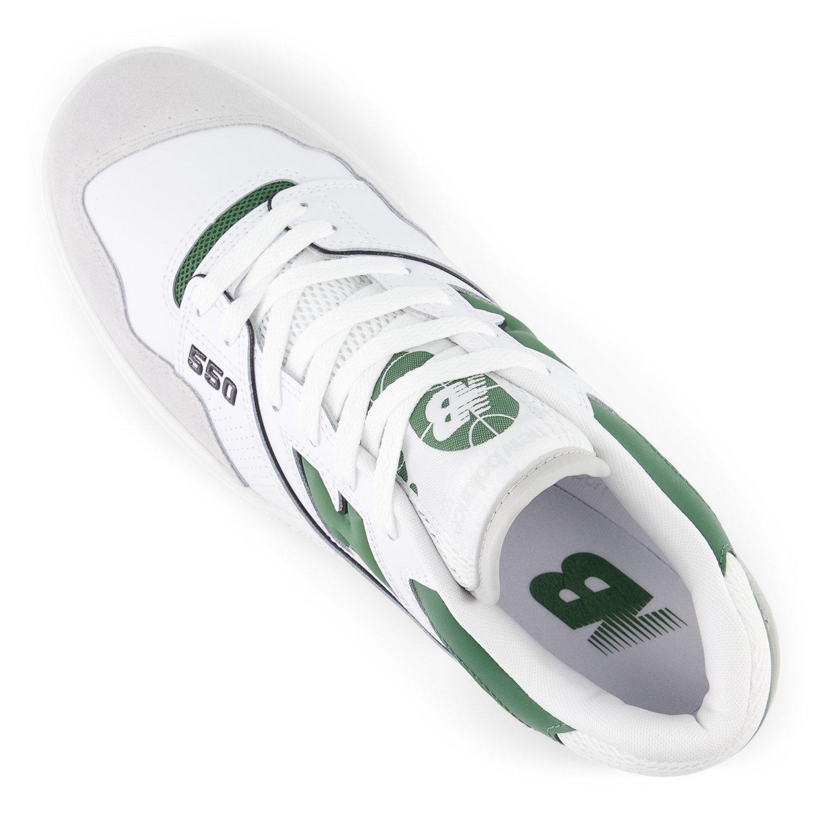 New Balance 550 Men's White/Green Shoe