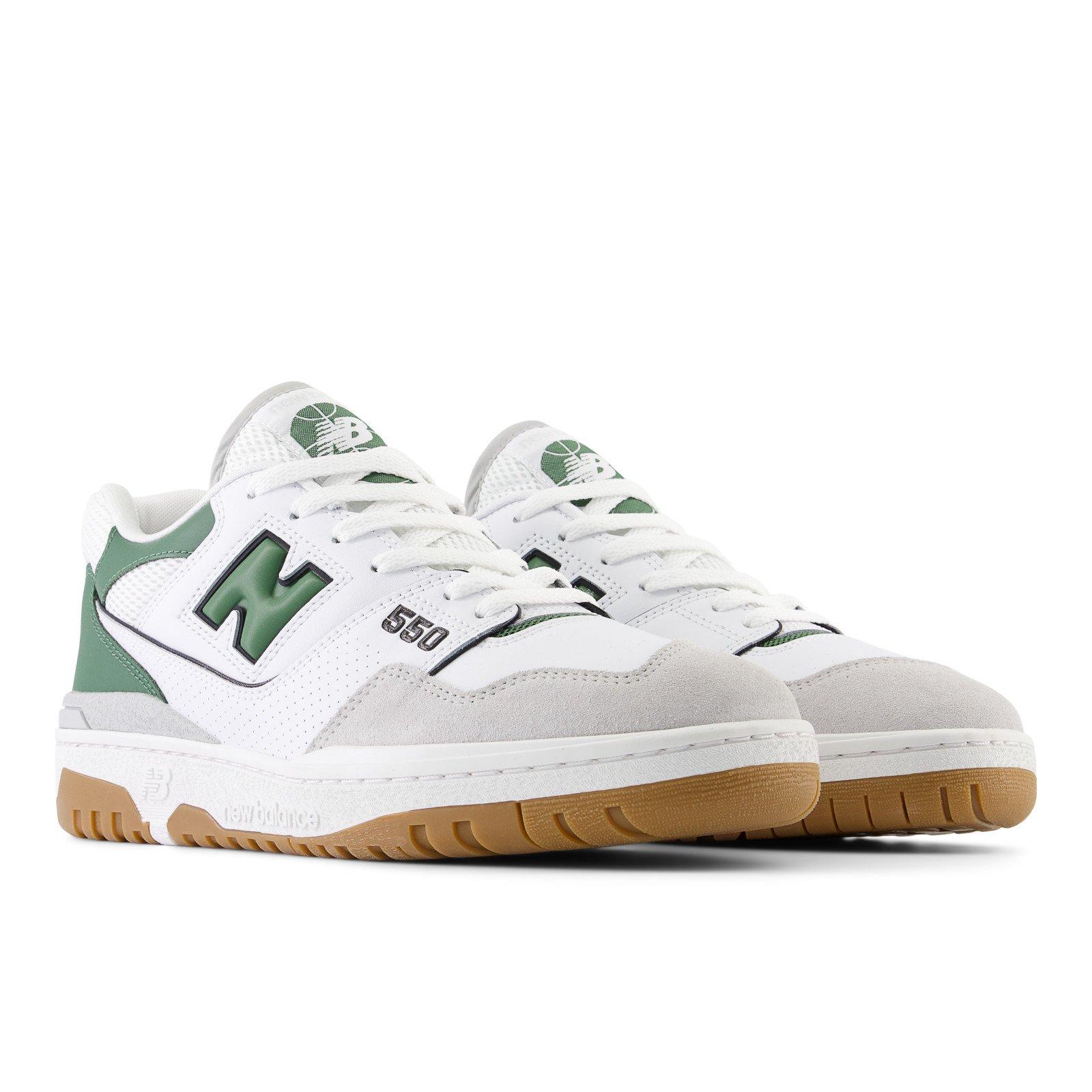 New Balance 550 Men's White/Green Shoe