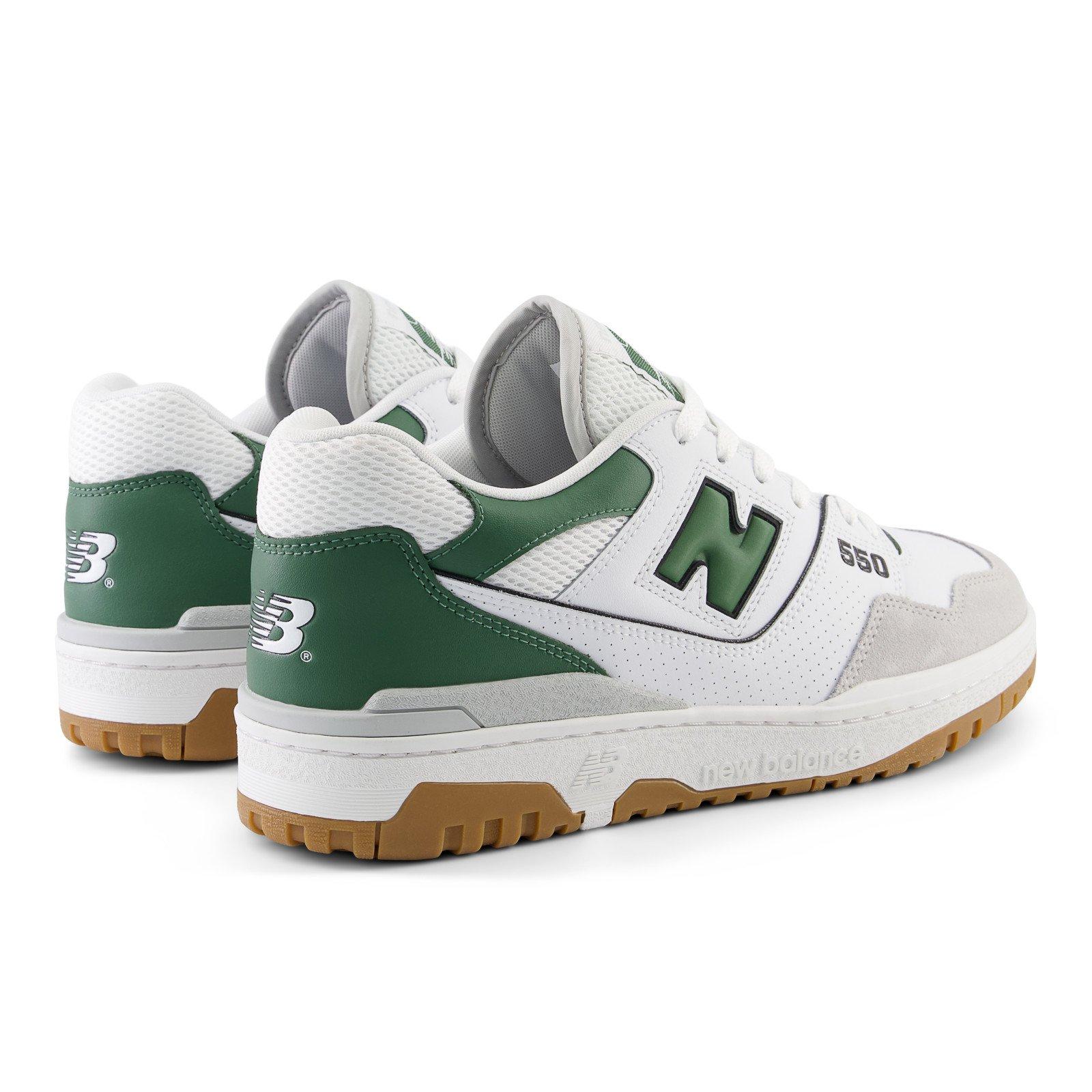 New Balance 550 Men's White/Green Shoe