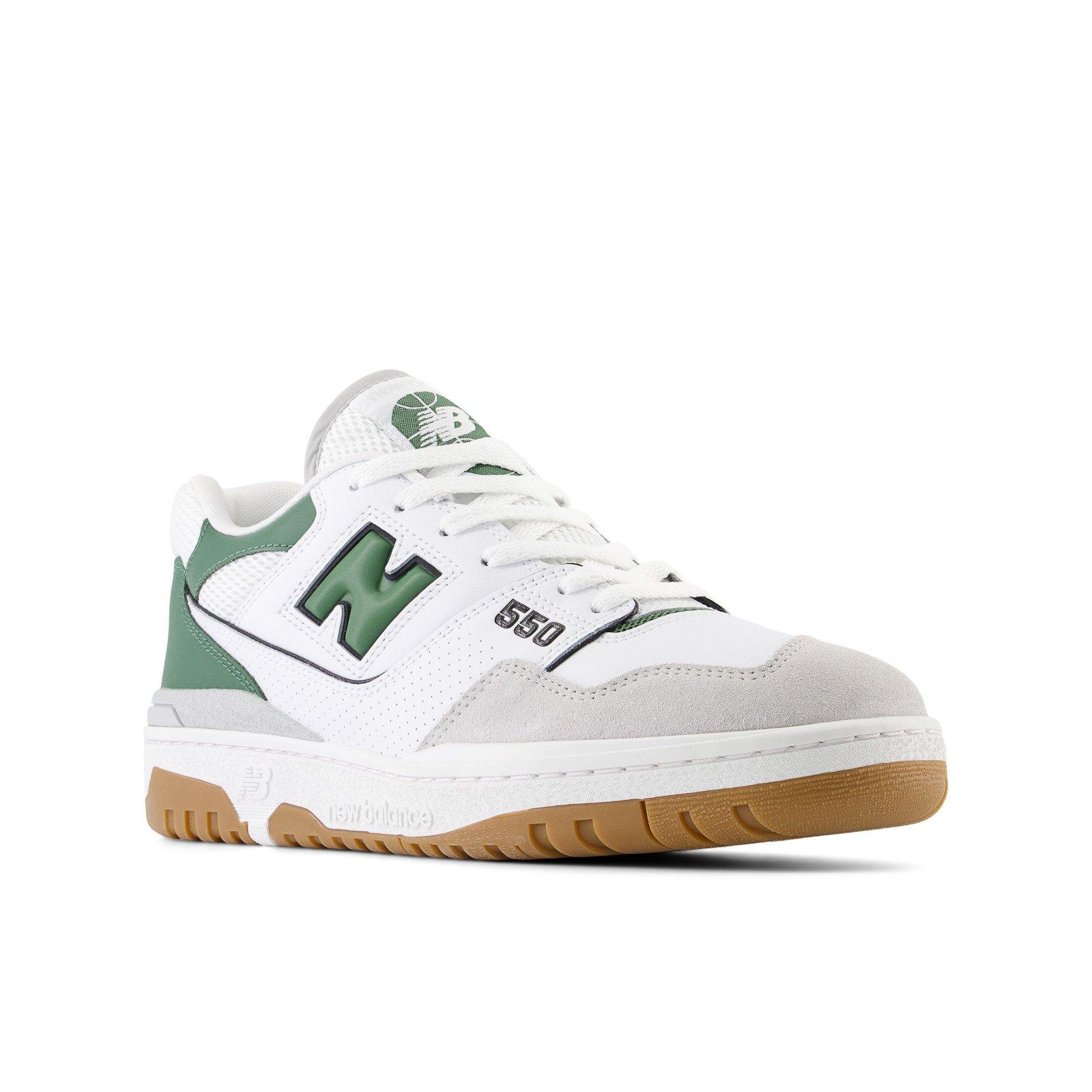 New Balance 550 Men's White/Green Shoe