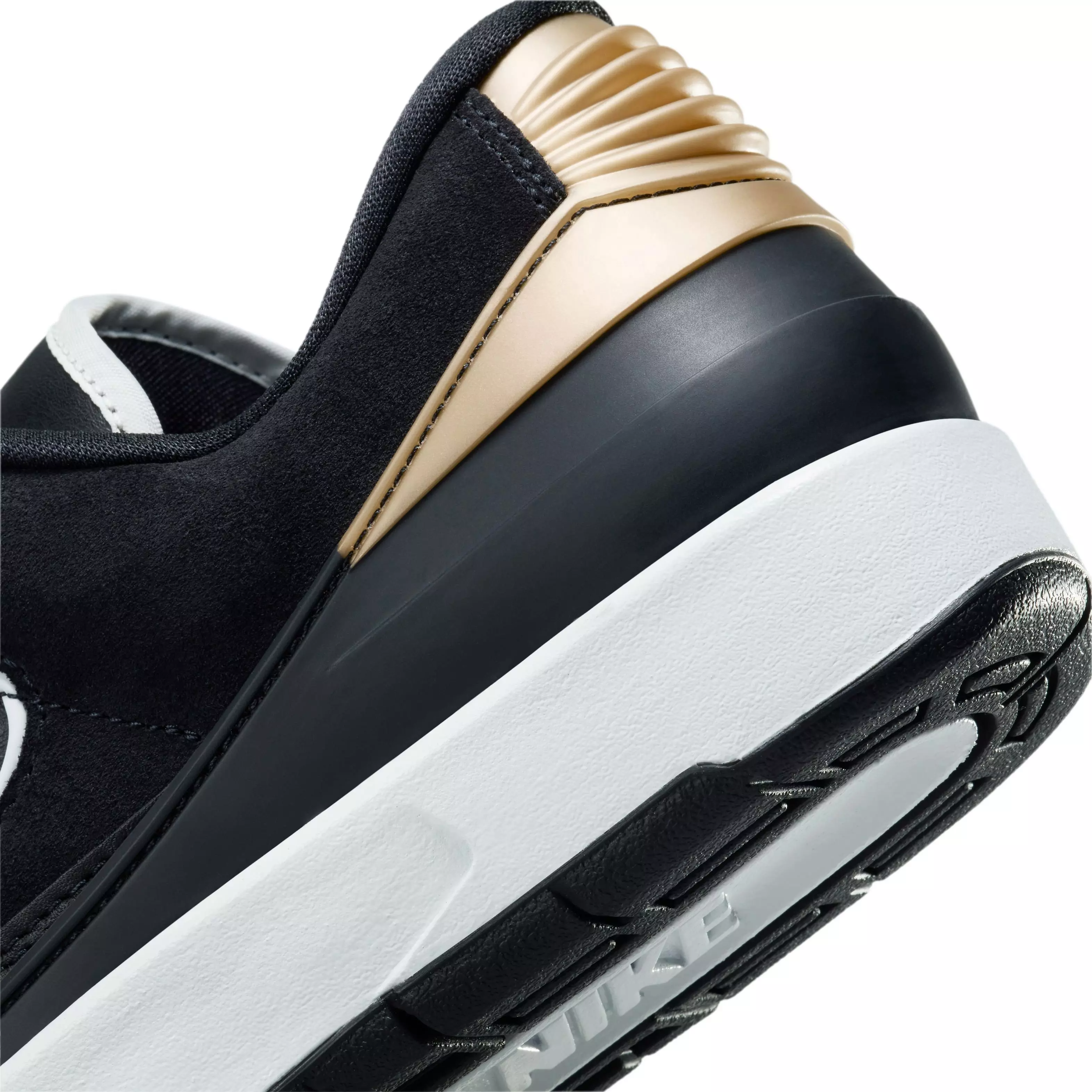 Jordan 2 Retro Low "Black/Varsity Red" Women's Shoe - BLACK/VARSITY RED/METALLIC GOLD