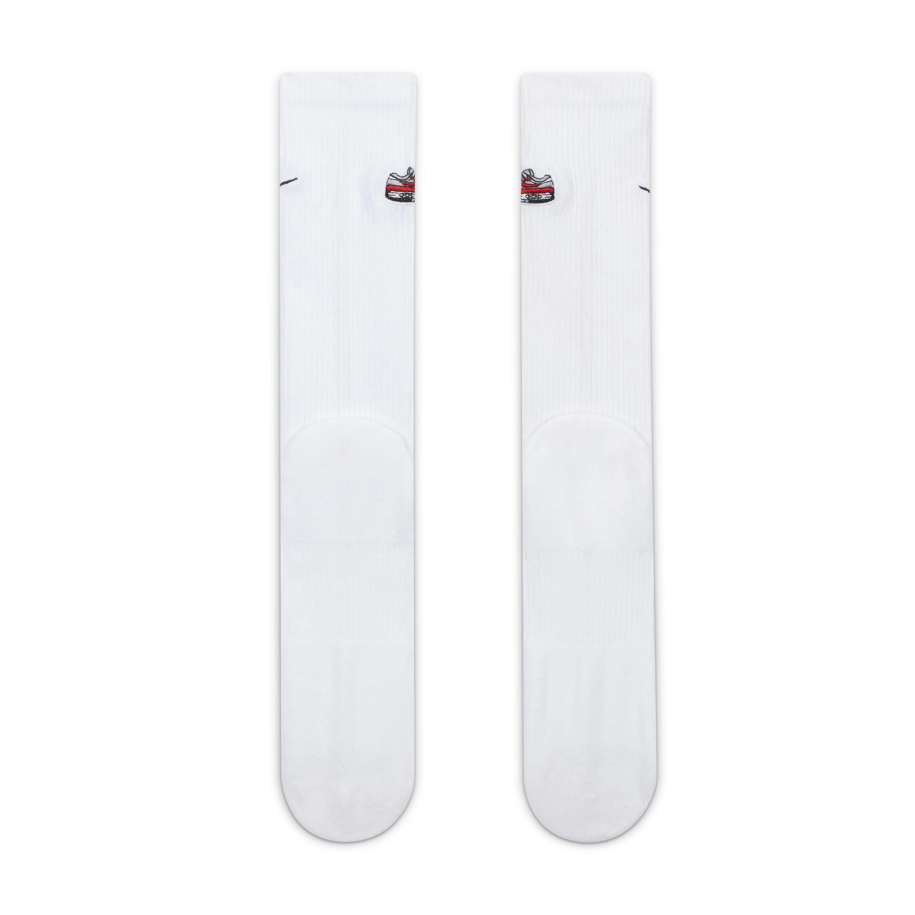 Nike Everyday Plus AM1 Sock - White - WHITE Thumbnail View 3