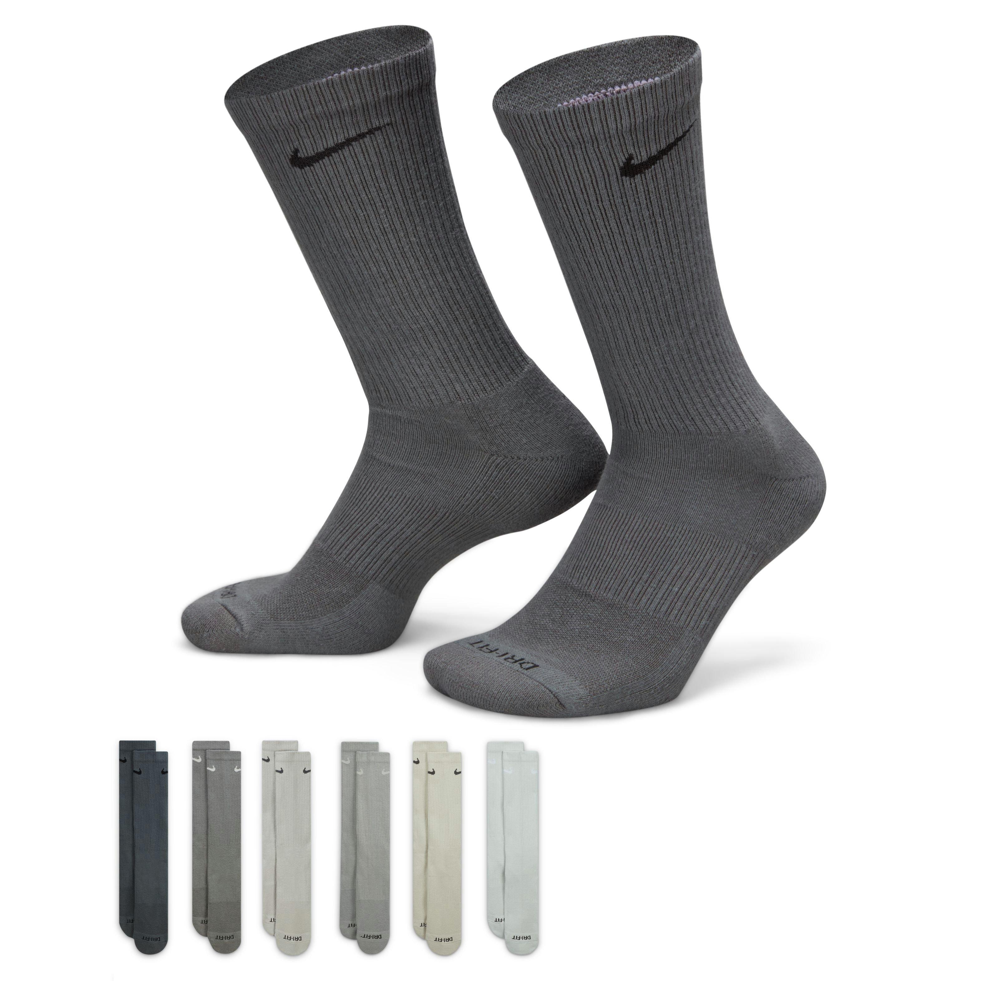 Nike Everyday Women's Moisture Wicking Crew Socks - Grey
