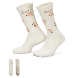 Nike Everyday Plus 2-Pack Socks - Flower Brown