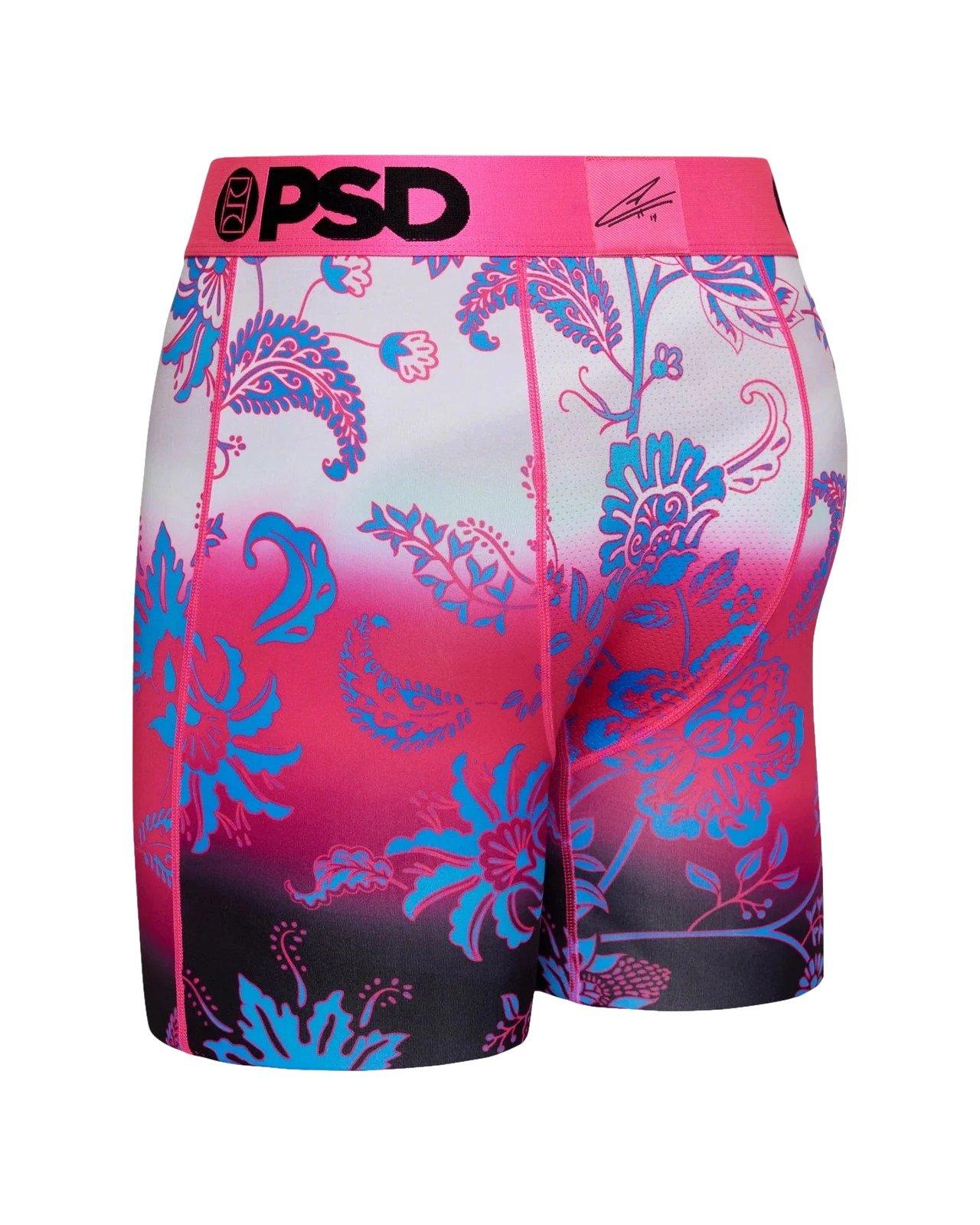 Womens-Purple PSD Shorts, Underwear, Boxer Briefs - Hibbett
