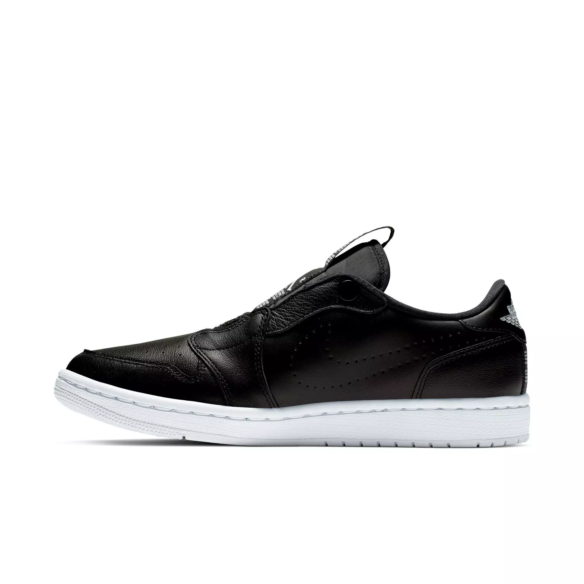 Jordan 1 Retro Low Slip "Black/White" Women's Shoe - BLACK