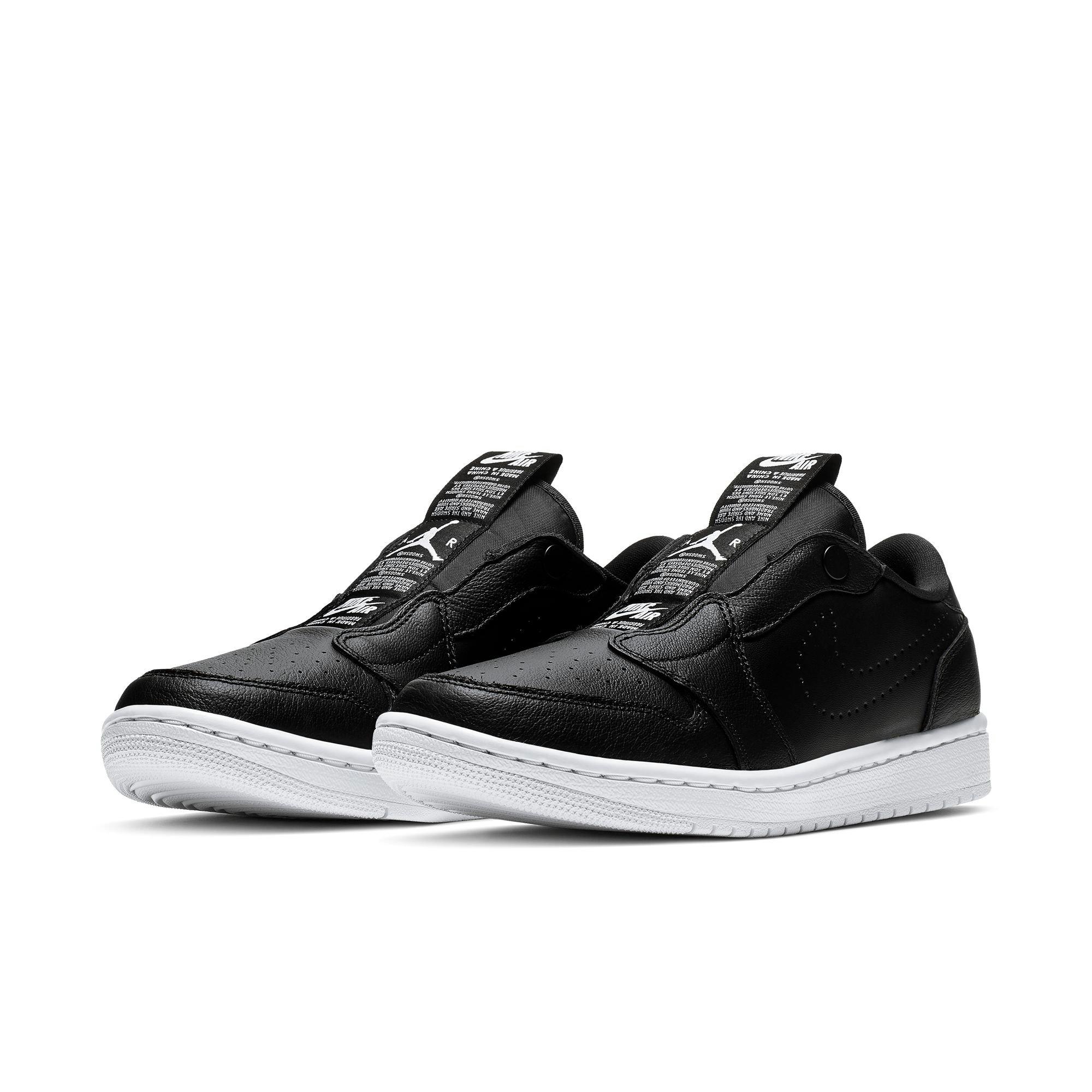 Jordan 1 Retro Low Slip "Black/White" Women's Shoe - BLACK Thumbnail View 5