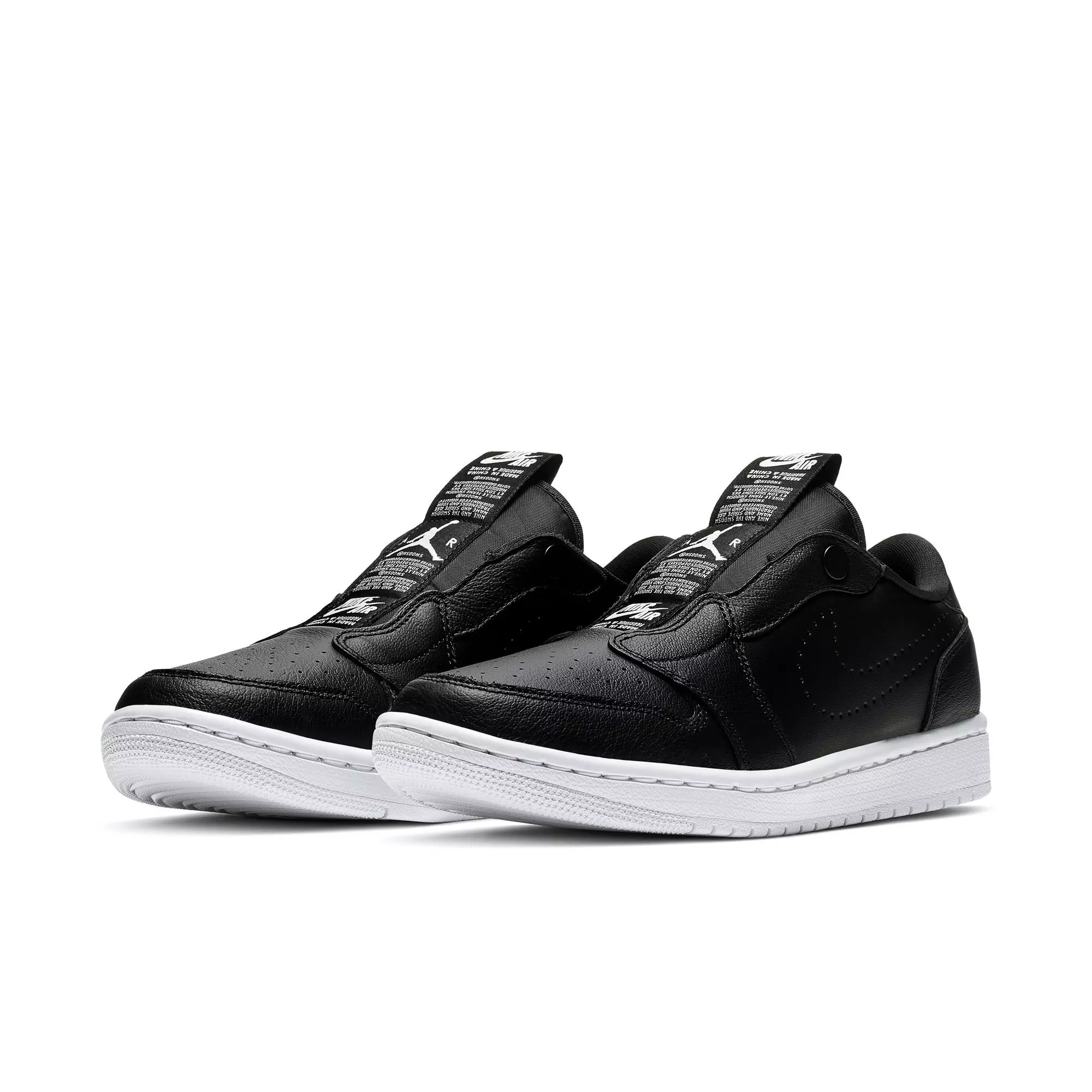 Jordan 1 Retro Low Slip "Black/White" Women's Shoe - BLACK
