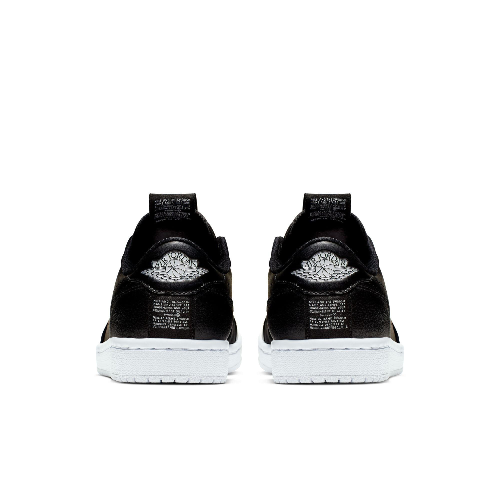 Jordan 1 Retro Low Slip "Black/White" Women's Shoe - BLACK Thumbnail View 6