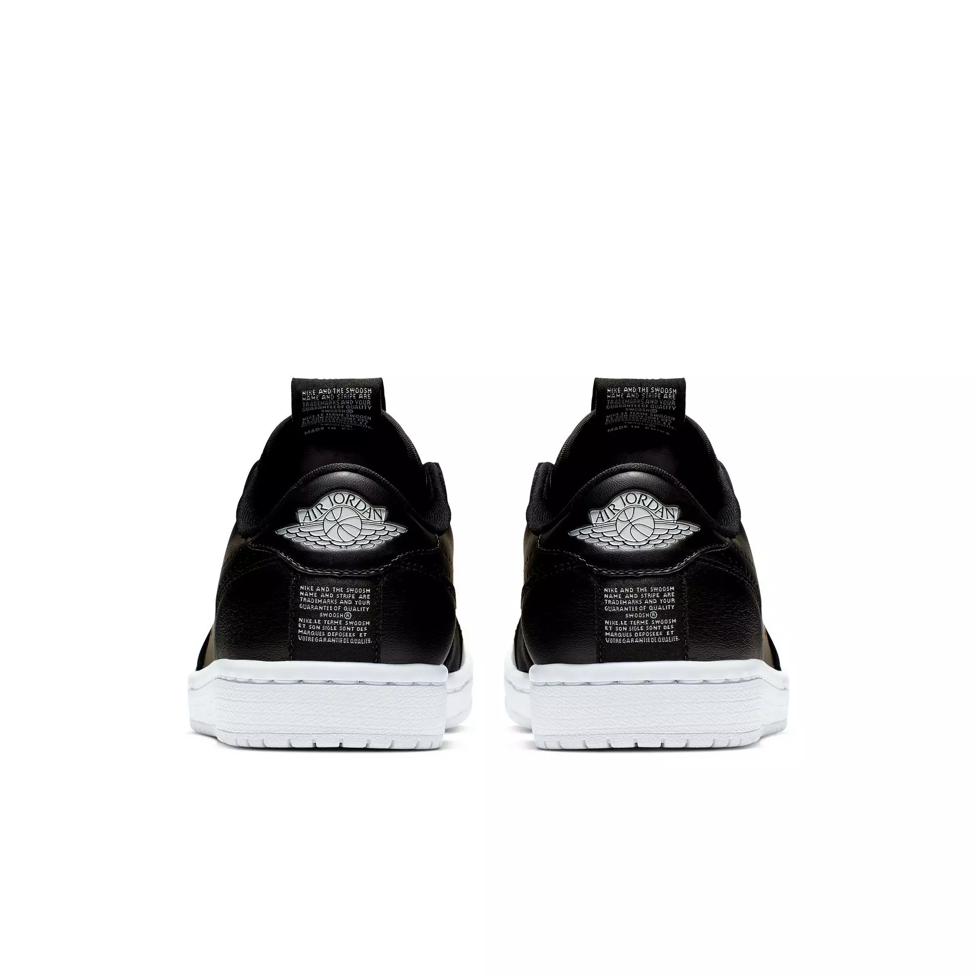 Jordan 1 Retro Low Slip "Black/White" Women's Shoe - BLACK