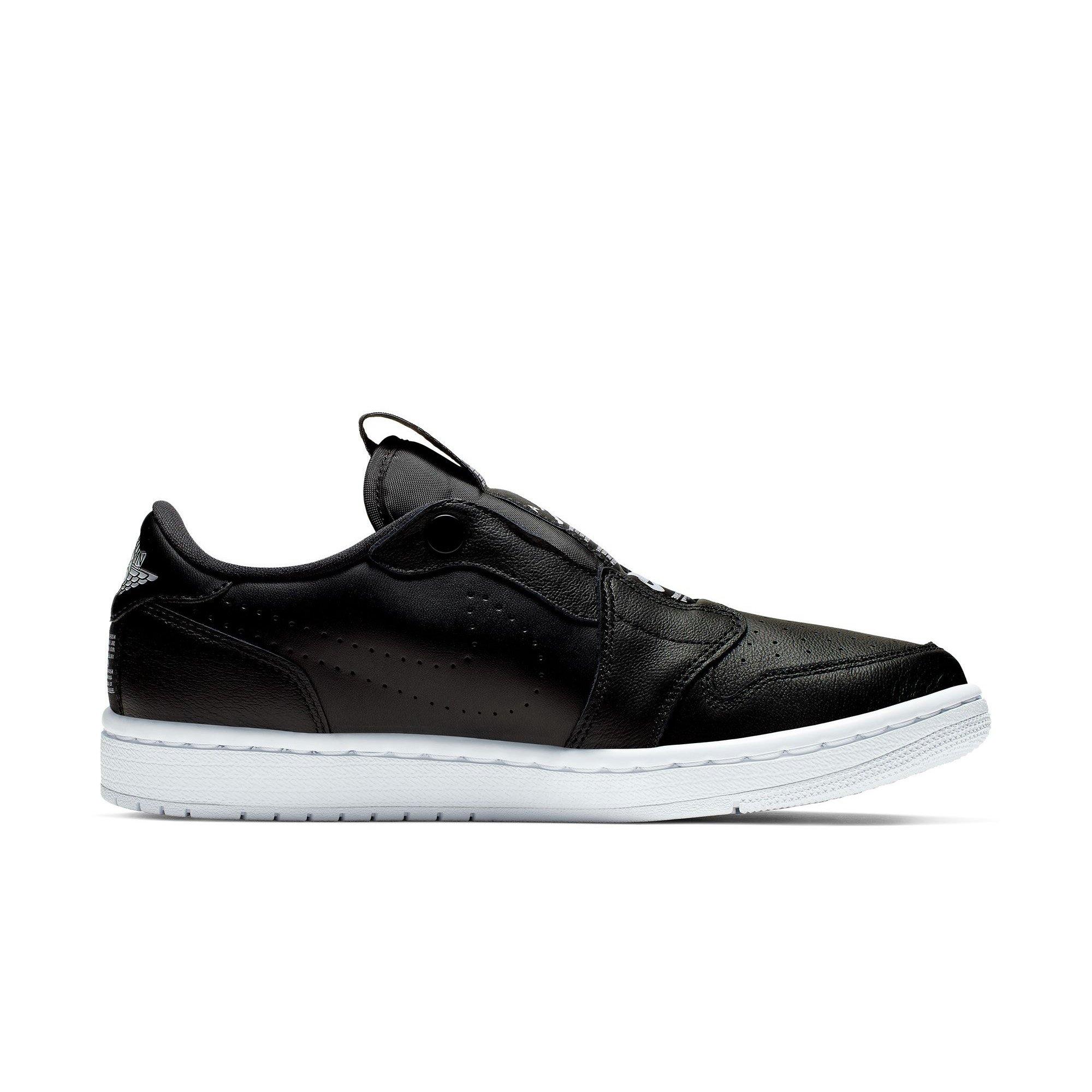 Jordan 1 Retro Low Slip "Black/White" Women's Shoe - BLACK Thumbnail View 2