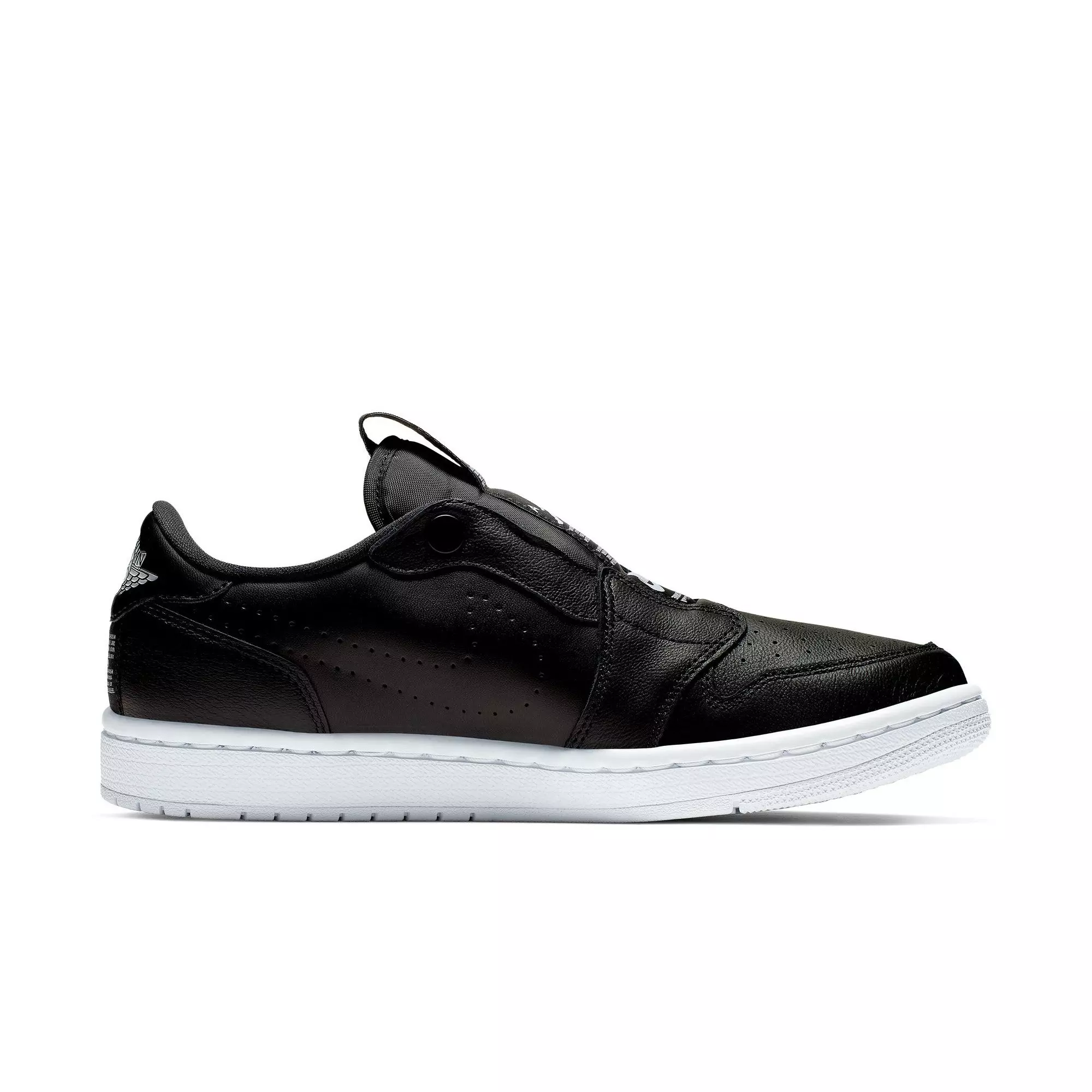 Jordan 1 Retro Low Slip "Black/White" Women's Shoe - BLACK