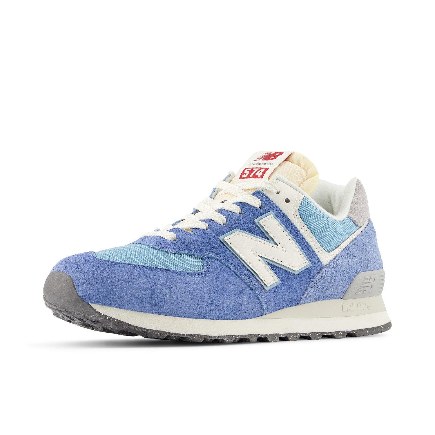 New Balance 574 Unisex Alpine Blue/White Shoe