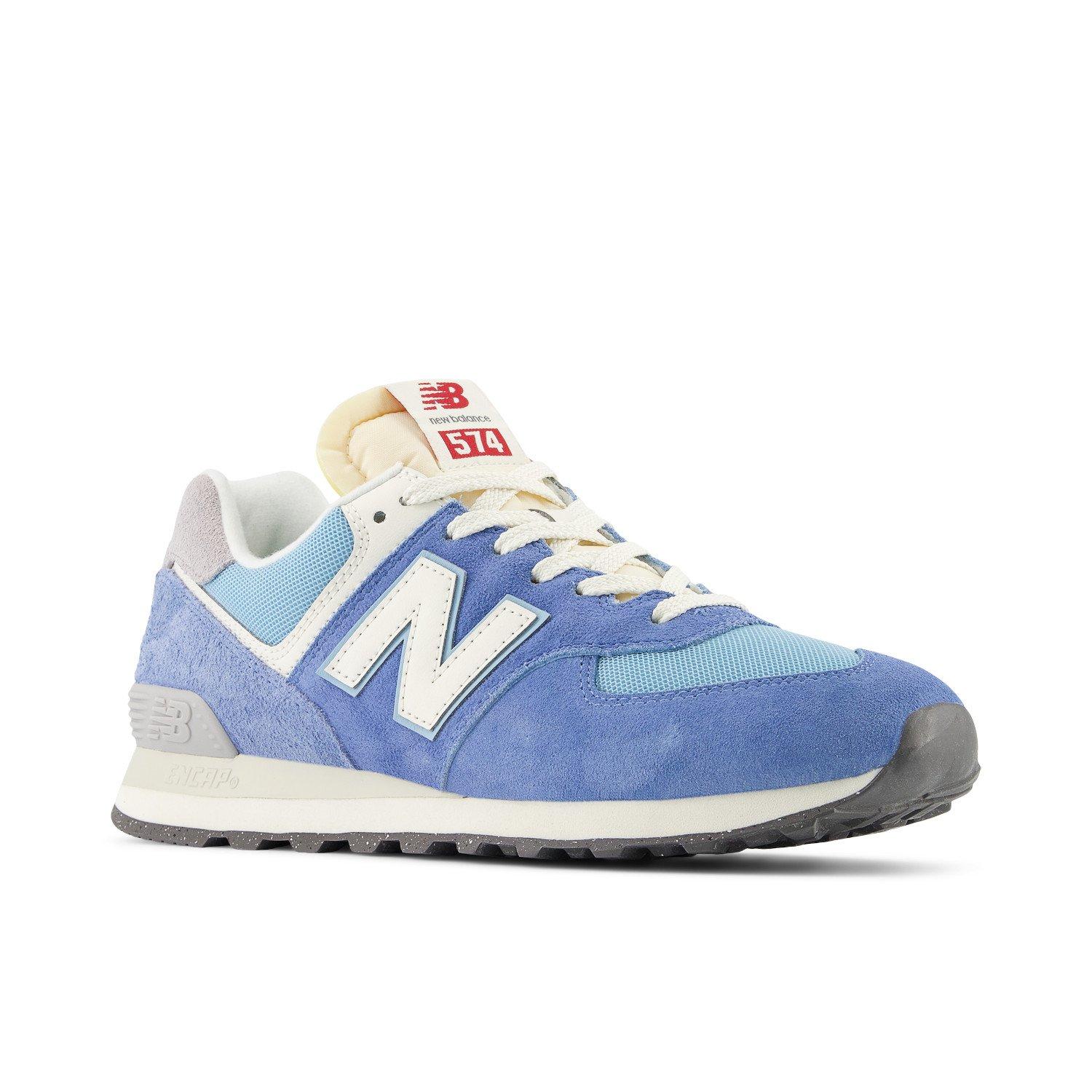 New Balance 574 Unisex Alpine Blue/White Shoe