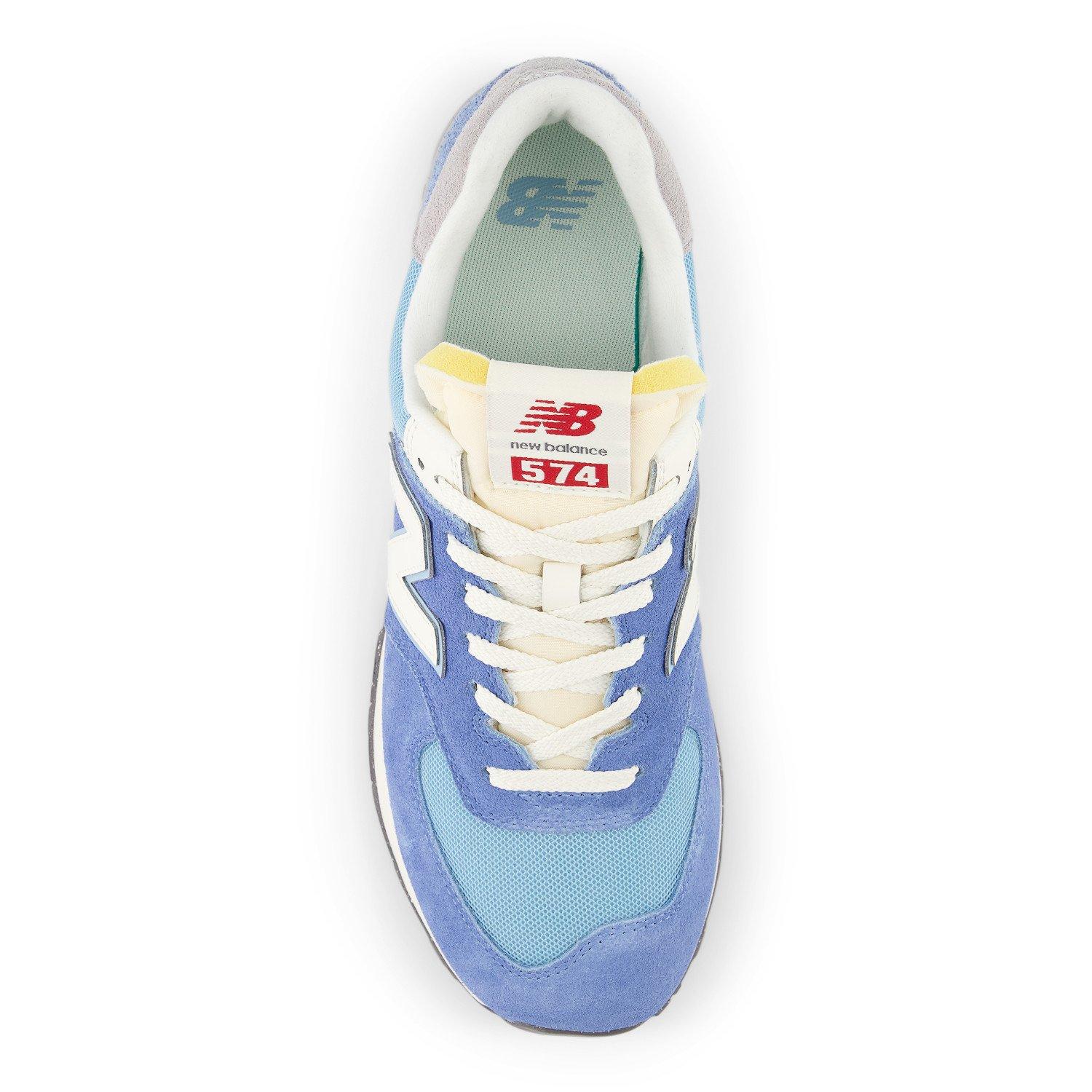 New Balance 574 Unisex Alpine Blue/White Shoe