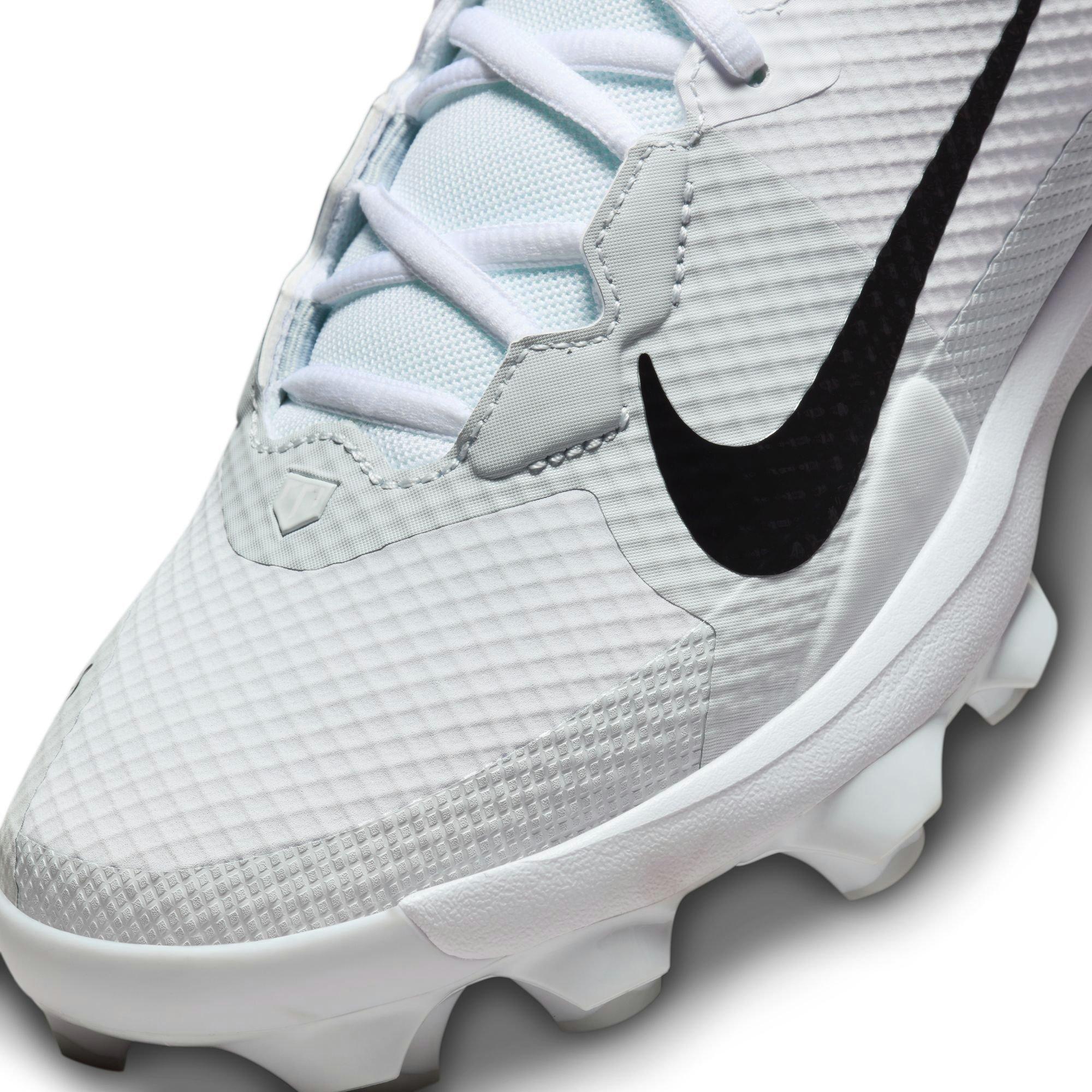 Nike Force Zoom Trout 9 Pro MCS "White/Black/Pure Platinum" Men's Baseball Cleat - WHITE/BLACK Thumbnail View 11