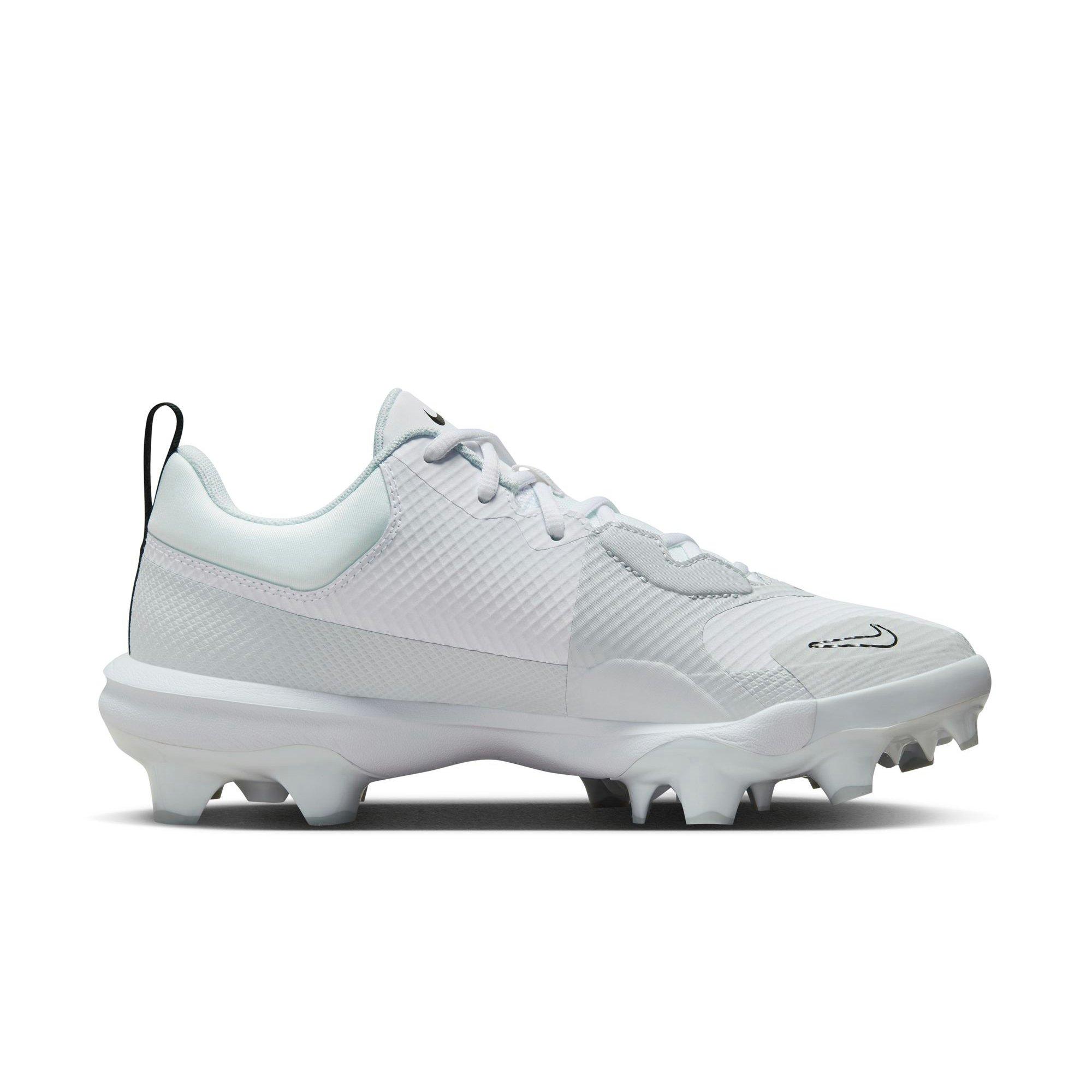 Nike Force Zoom Trout 9 Pro MCS White Black Pure Platinum Men s Baseball Cleat Hibbett