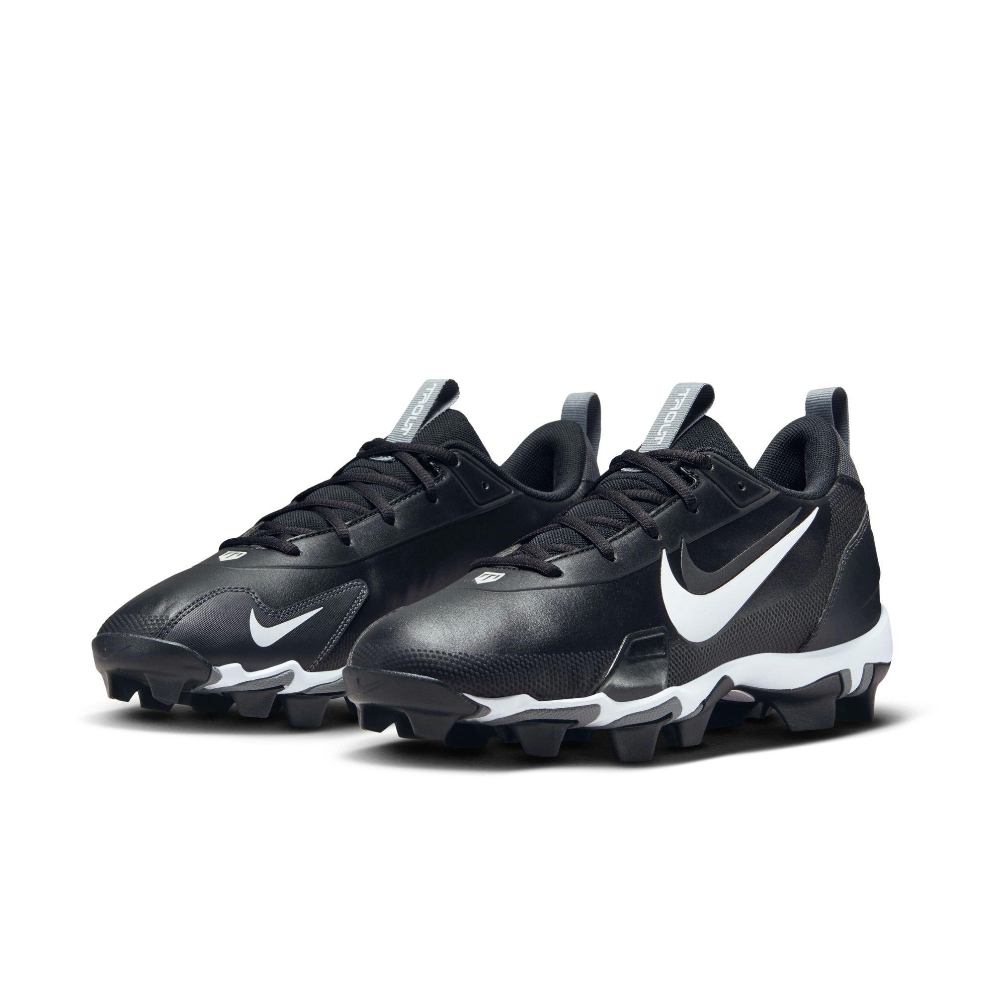 Nike Force Trout 9 Keystone "Black/White/Anthracite/Cool Grey" Men's Baseball Cleat - BLACK/WHITE Thumbnail View 5