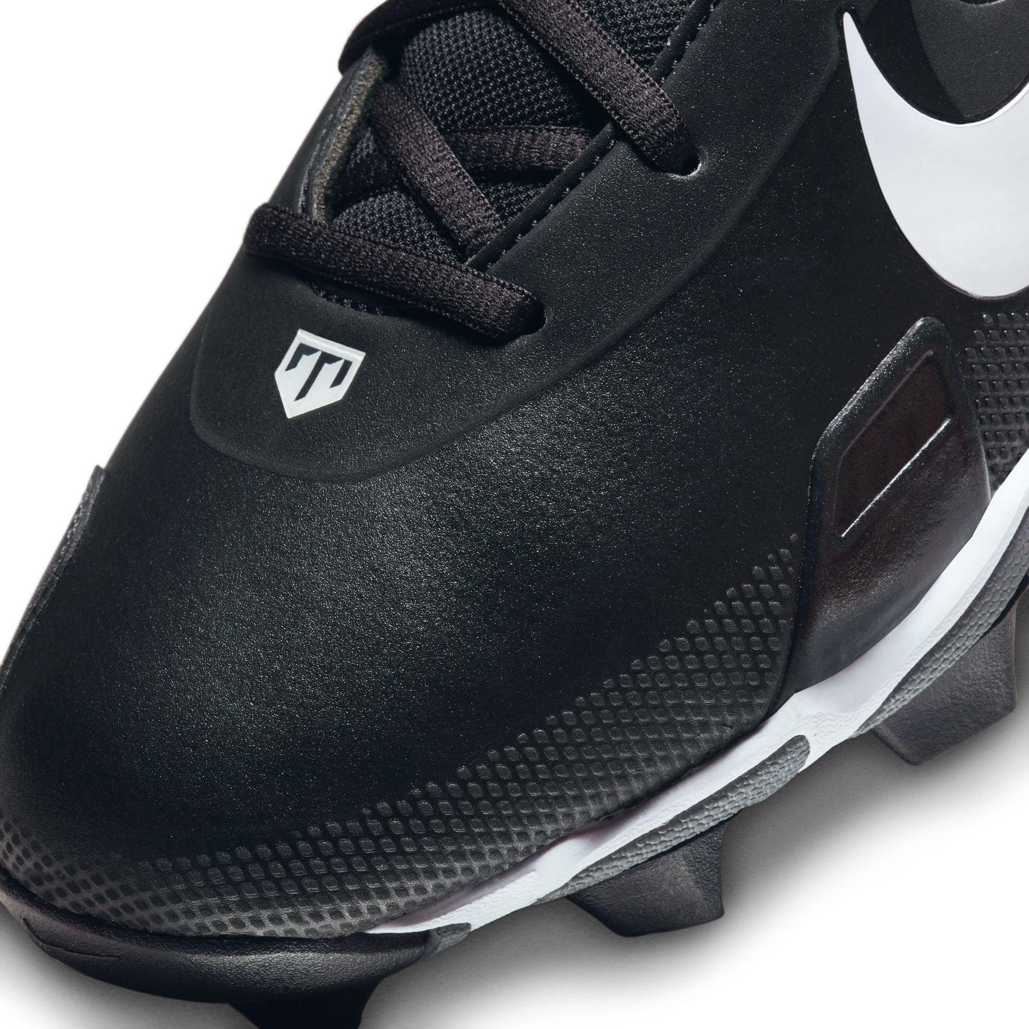 Nike Force Trout 8 Keystone Black/White/Dark Smoke Grey Grade School Boys'  Baseball Cleat - Hibbett