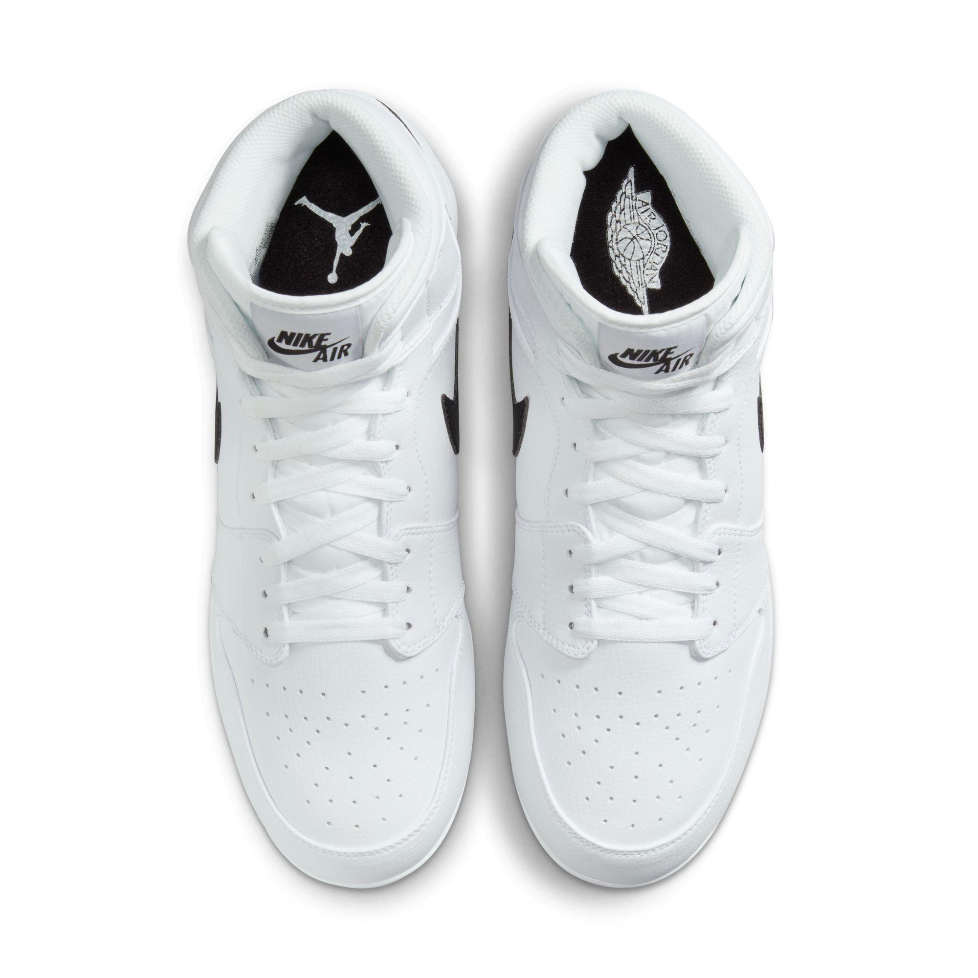 Jordan 1 Retro Metal "White/Black" Men's Baseball Cleat - WHITE/BLACK Thumbnail View 7