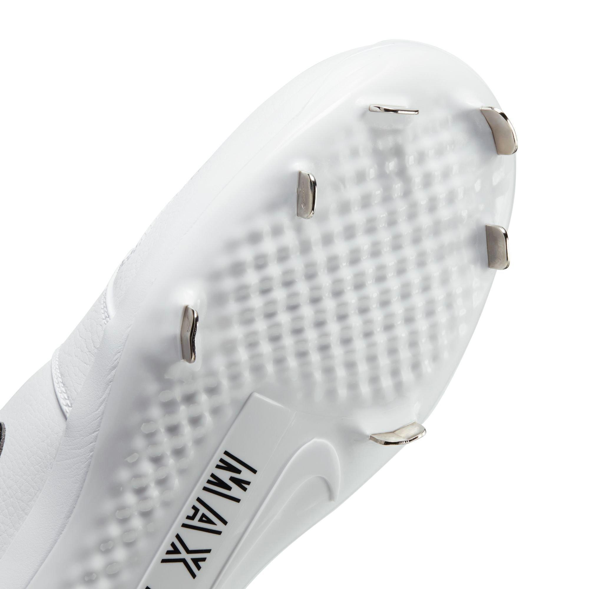 Jordan 1 Retro Metal "White/Black" Men's Baseball Cleat - WHITE/BLACK Thumbnail View 11