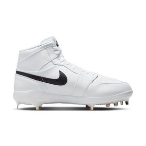 Jordan 1 Retro Metal "White/Black" Men's Baseball Cleat