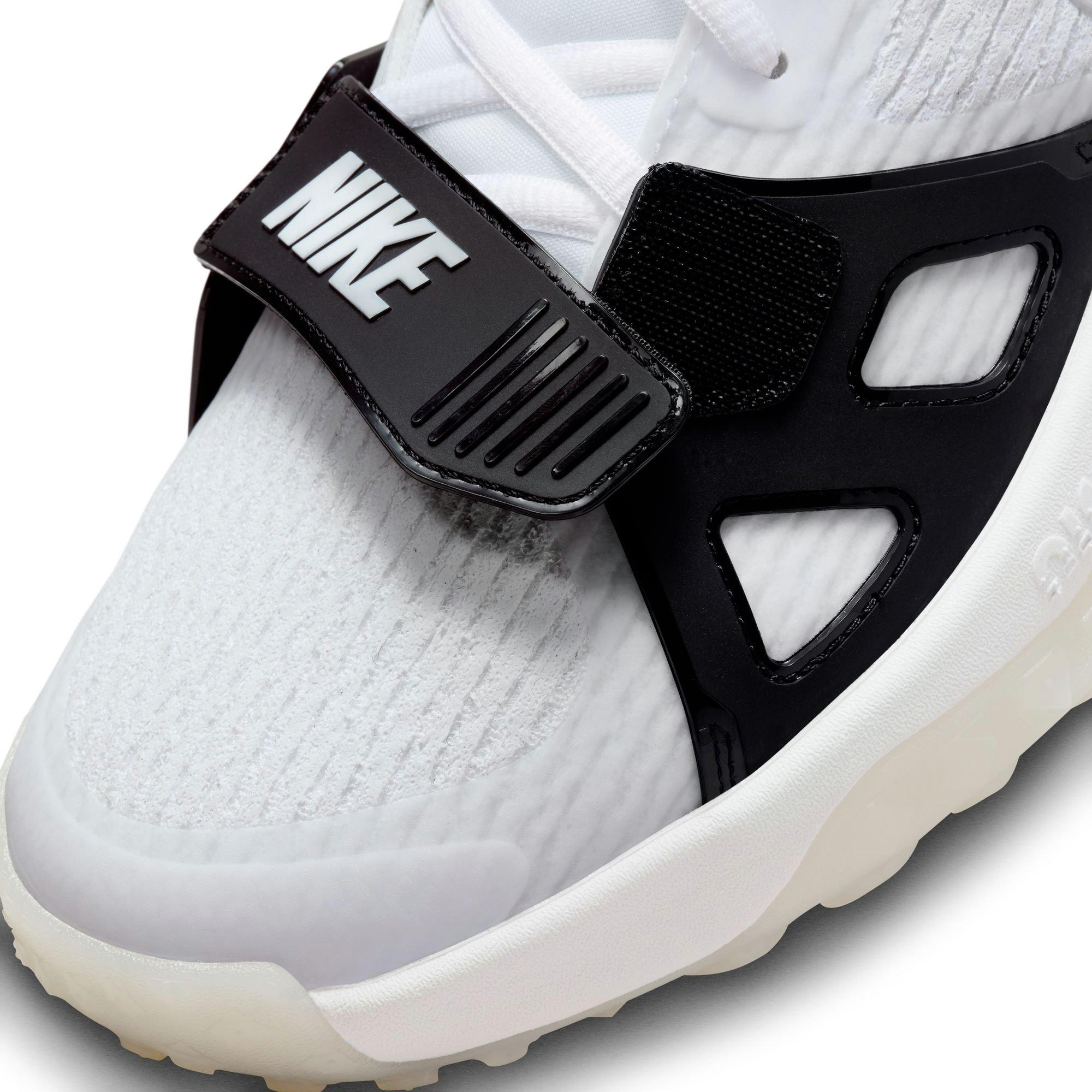 Nike Air Zoom Diamond Elite Turf "White/Black/Pure Platinum/Bright Crimson" Men's Baseball Shoe - WHITE/BLACK Thumbnail View 8