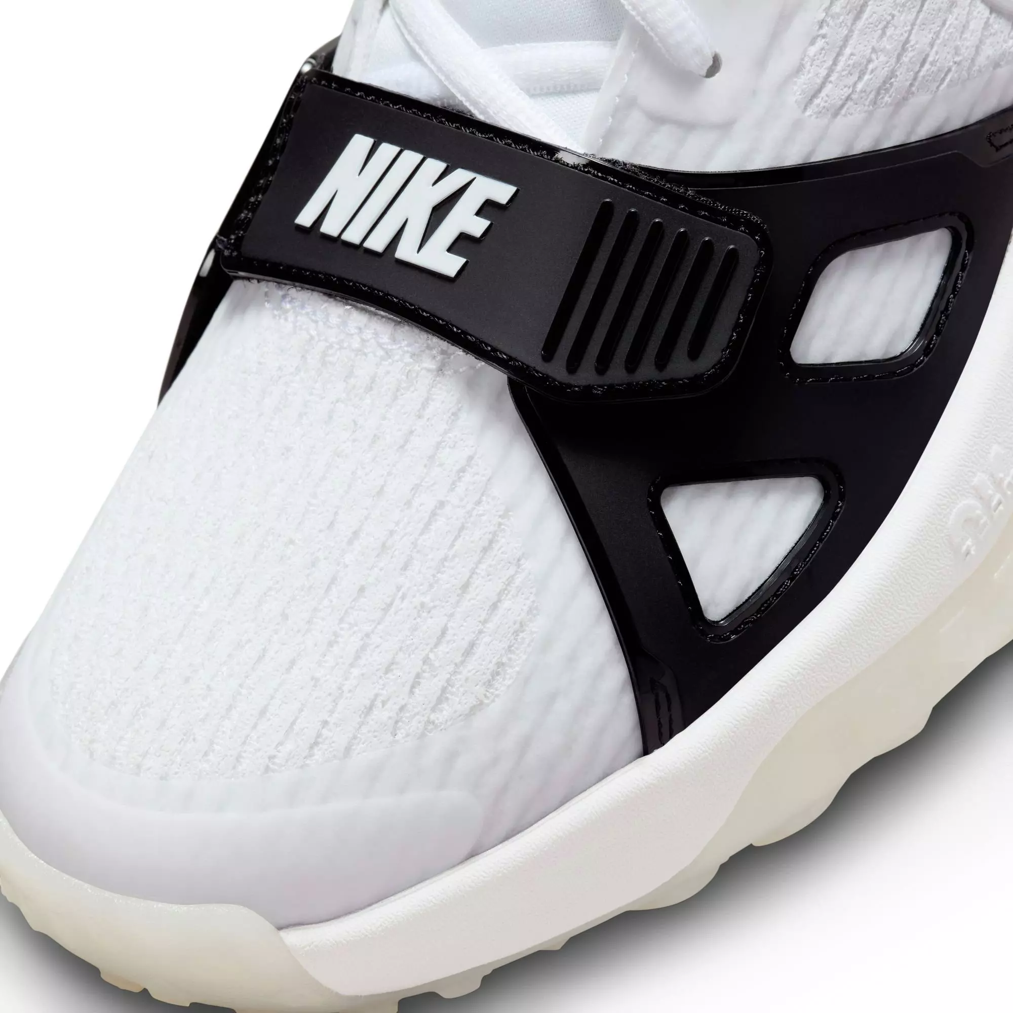 Nike Air Zoom Diamond Elite Turf "White/Black/Pure Platinum/Bright Crimson" Men's Baseball Shoe - WHITE/BLACK