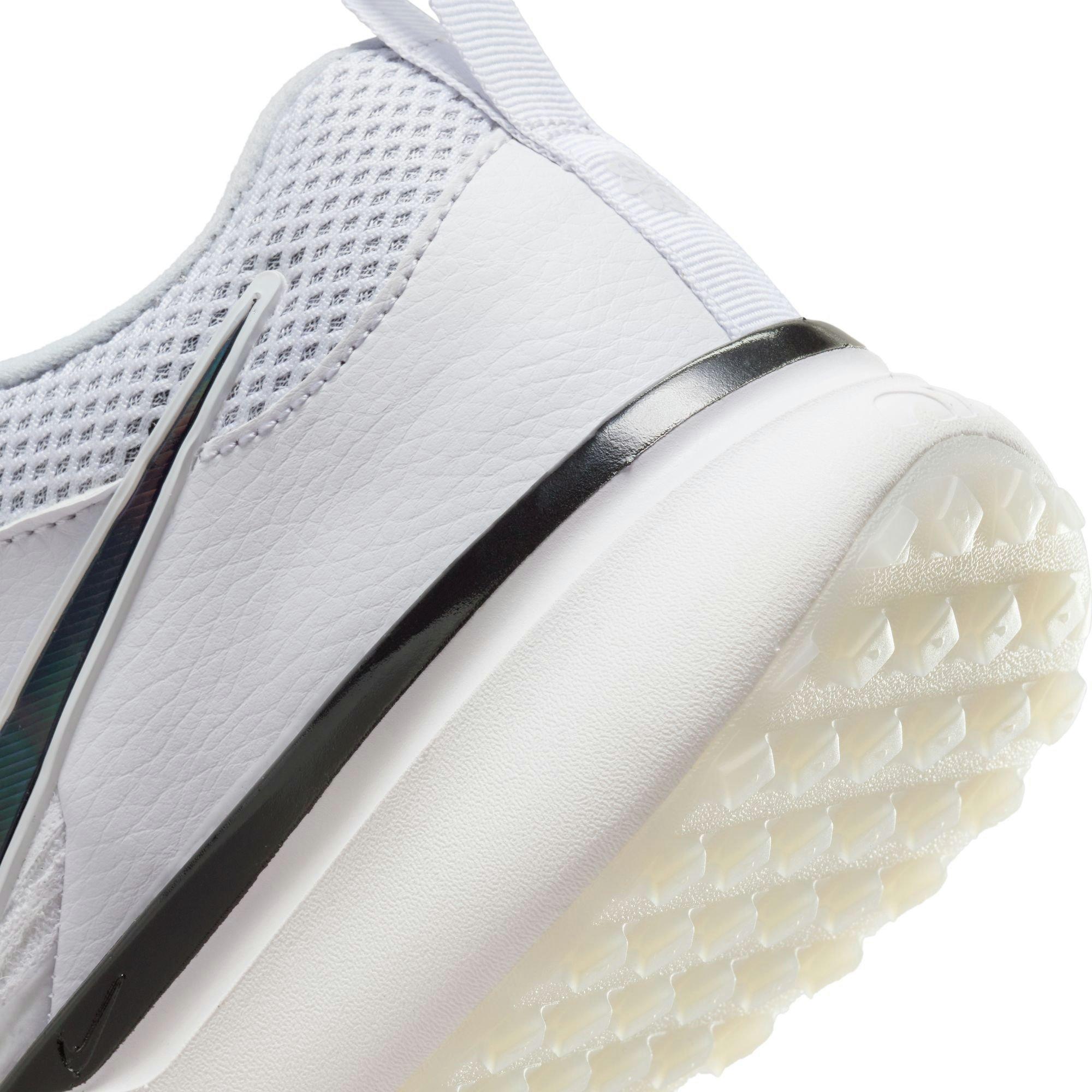 Nike Air Zoom Diamond Elite Turf "White/Black/Pure Platinum/Bright Crimson" Men's Baseball Shoe - WHITE/BLACK Thumbnail View 10