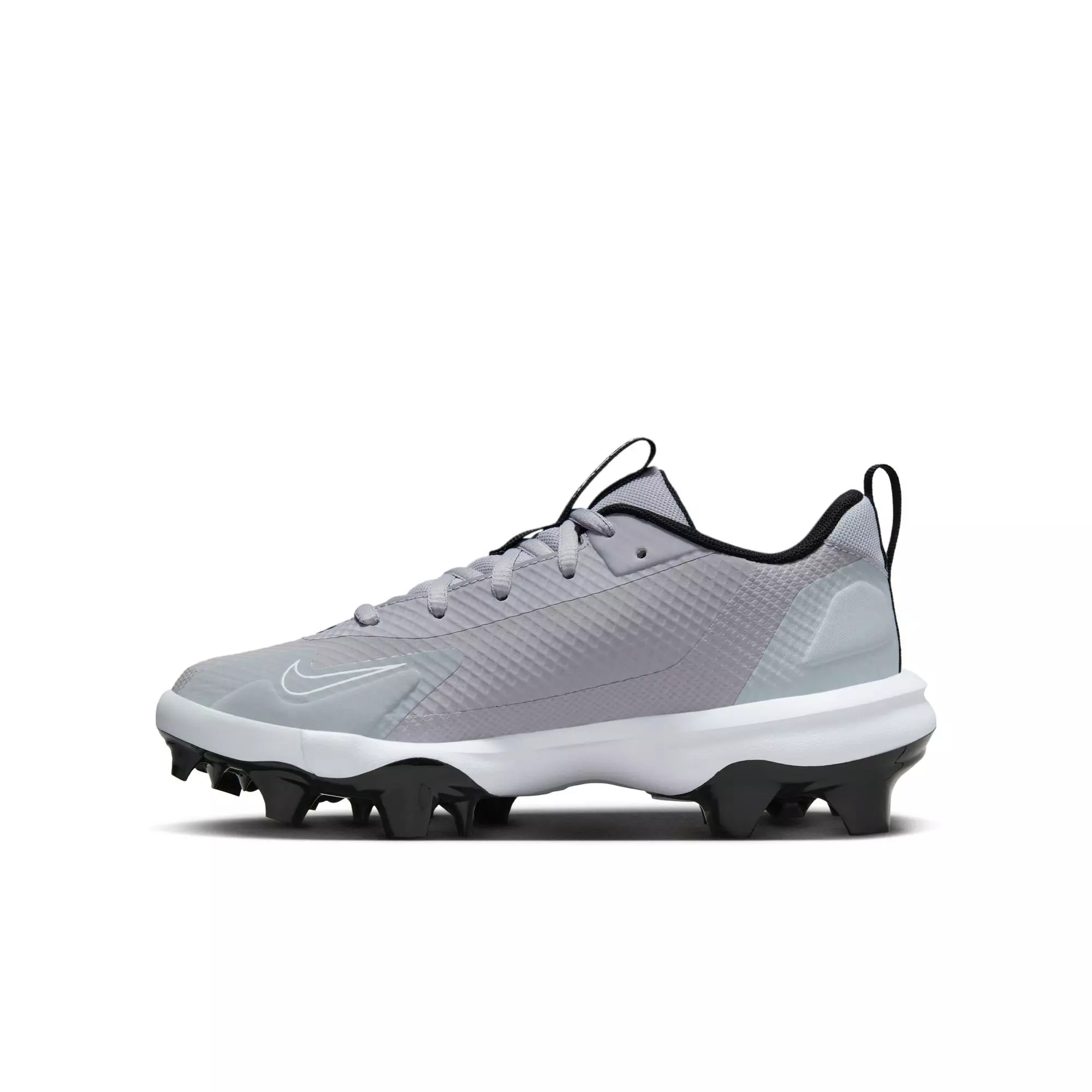 Nike Force Zoom Trout 9 Pro MCS "Pewter/Wolf Grey" Grade School Boys' Baseball Cleat - GREY/BLACK