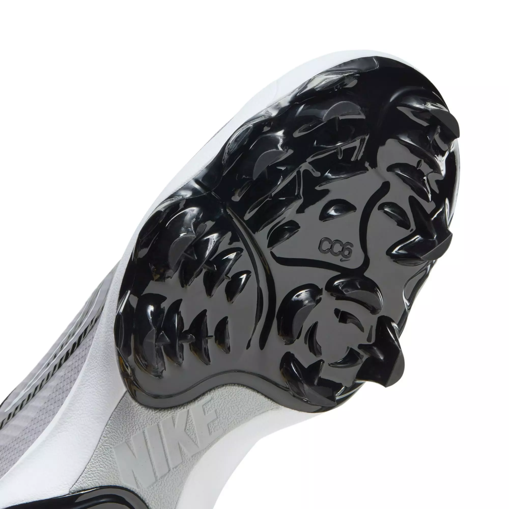 Nike Force Zoom Trout 9 Pro MCS "Pewter/Wolf Grey" Grade School Boys' Baseball Cleat - GREY/BLACK