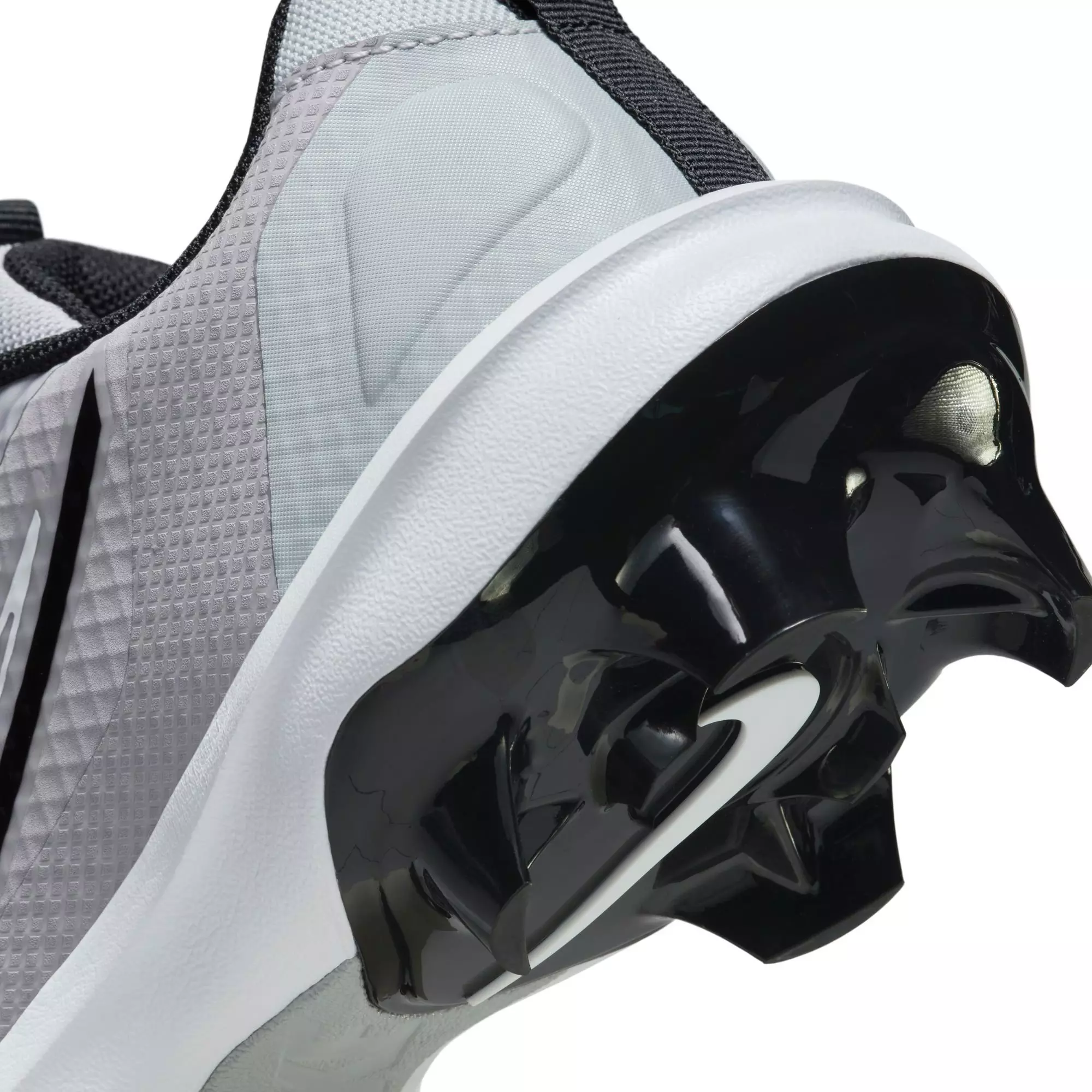 Nike Force Zoom Trout 9 Pro MCS "Pewter/Wolf Grey" Grade School Boys' Baseball Cleat - GREY/BLACK